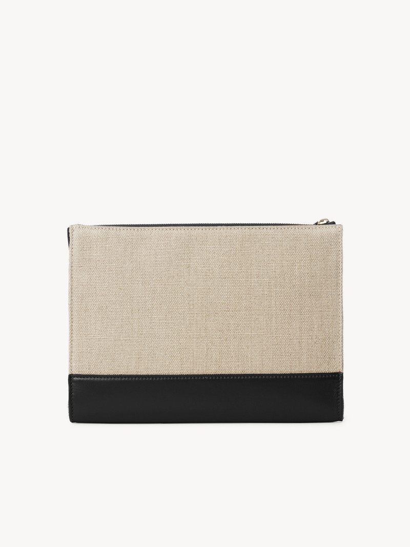 Chloé CHLOÉ SENSE ZIPPERED POUCH outlook