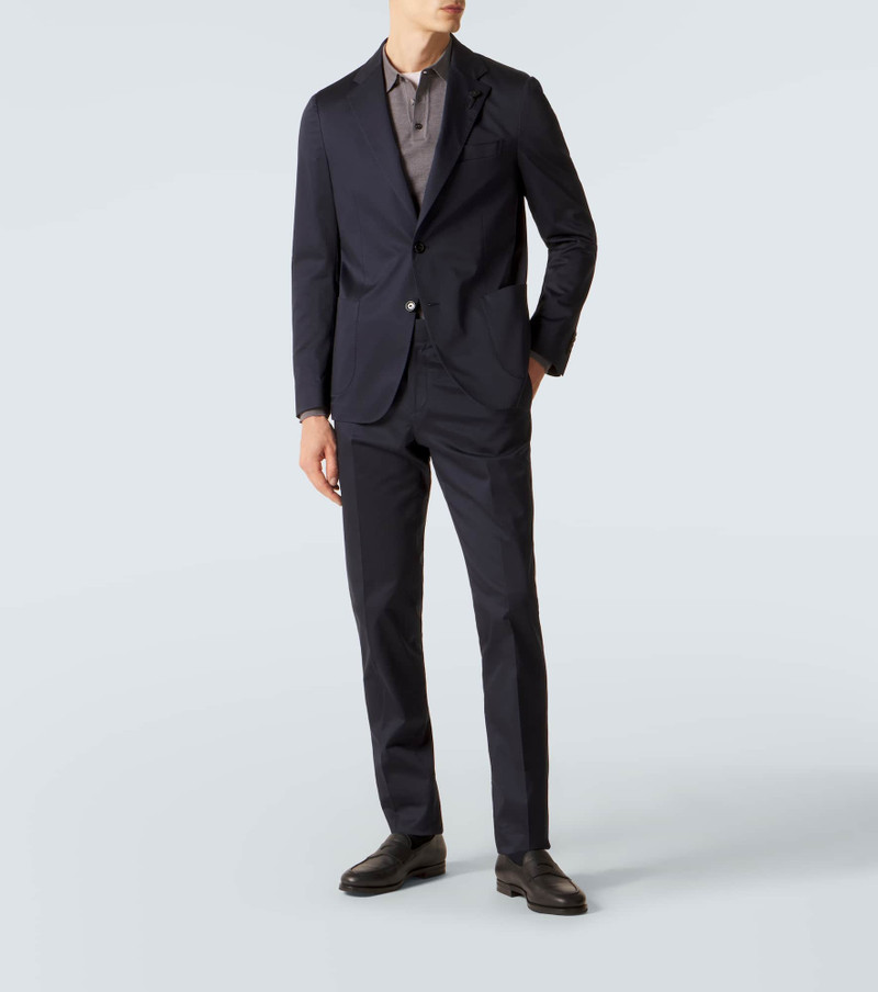 LARDINI Cotton-blend suit outlook