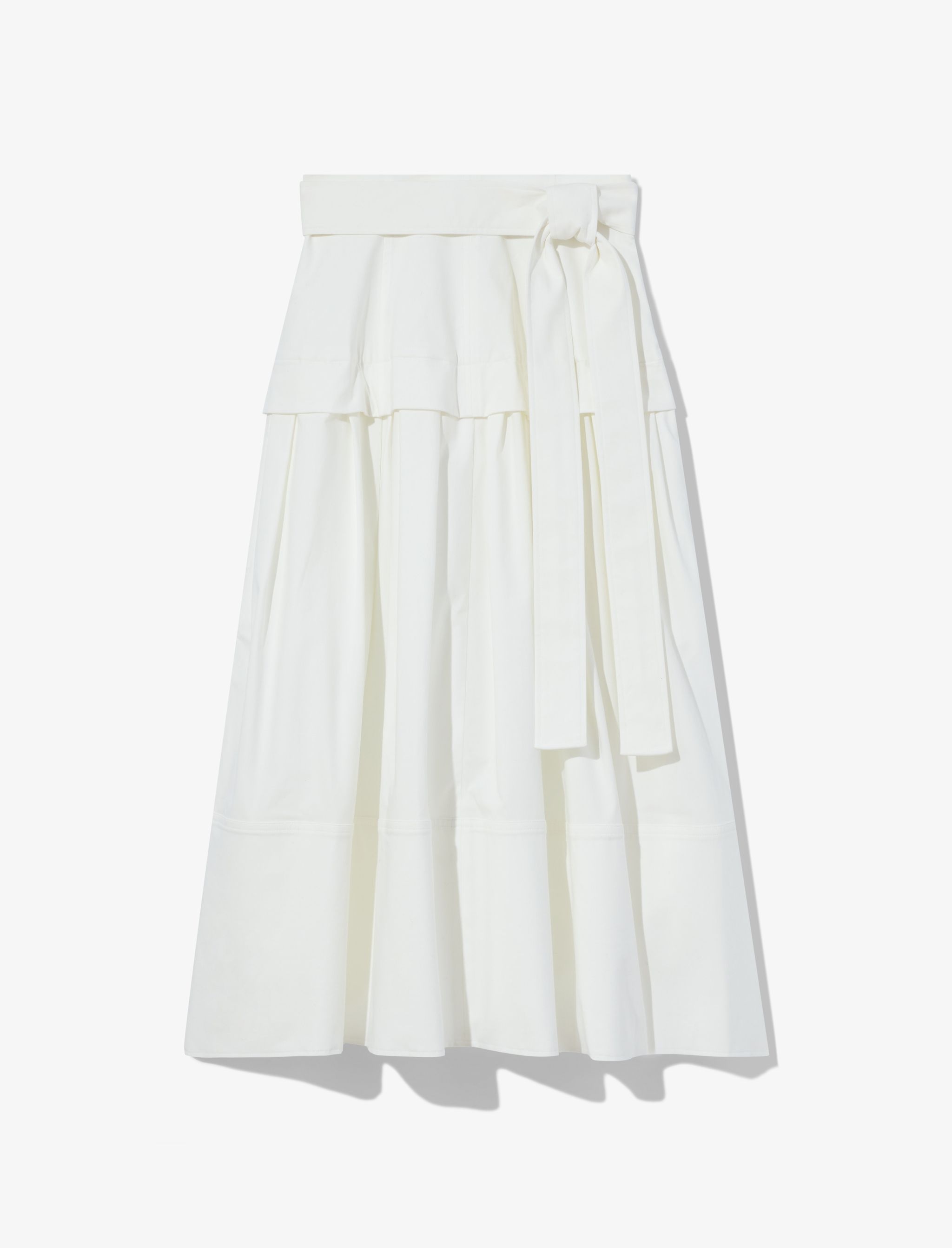 Poplin Belted Skirt - 1