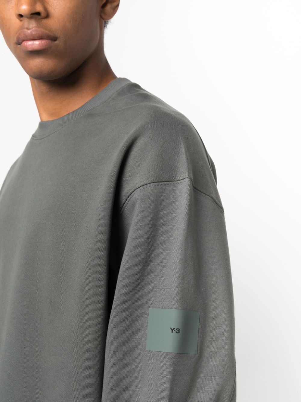 logo-print organic-cotton sweatshirt - 5
