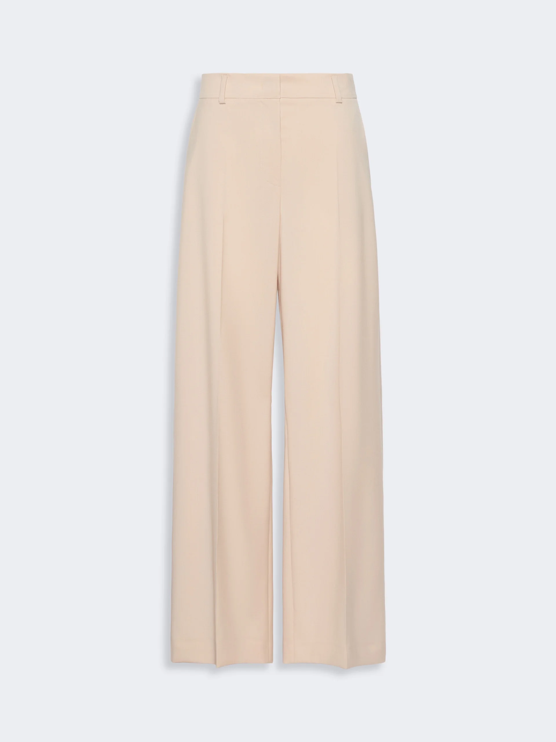 VISIVO Stretch wool palazzo trousers - POWDER - 1