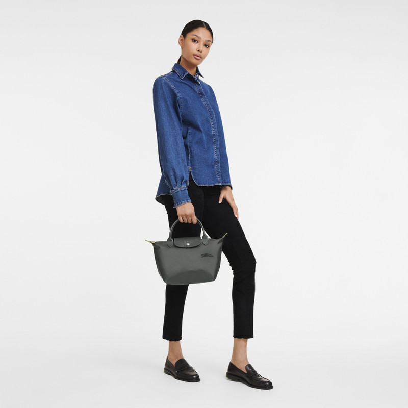Longchamp Le Pliage Green S Handbag Graphite - Recycled canvas outlook