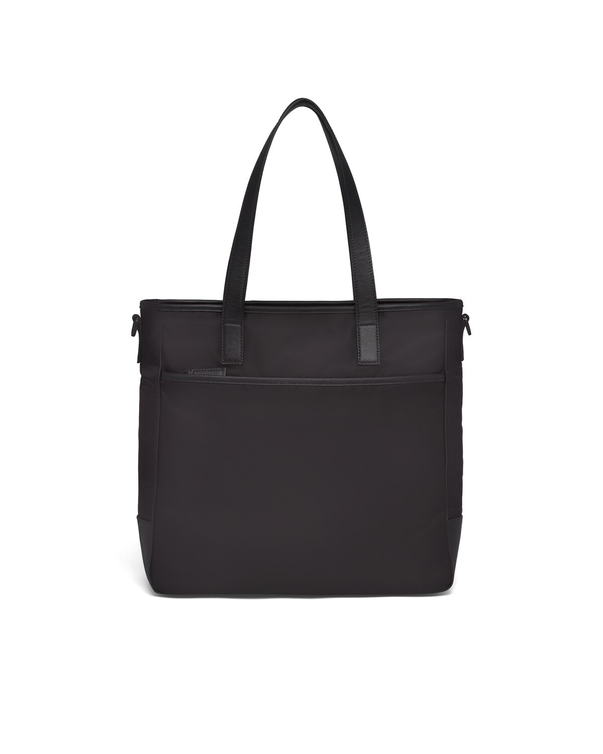 Nylon and Saffiano leather tote - 4