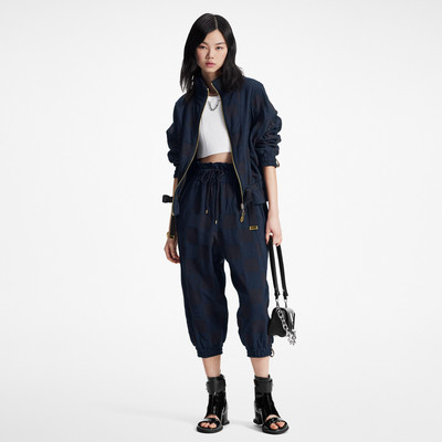 Louis Vuitton Quilted Damier Cropped Jogging Pants outlook