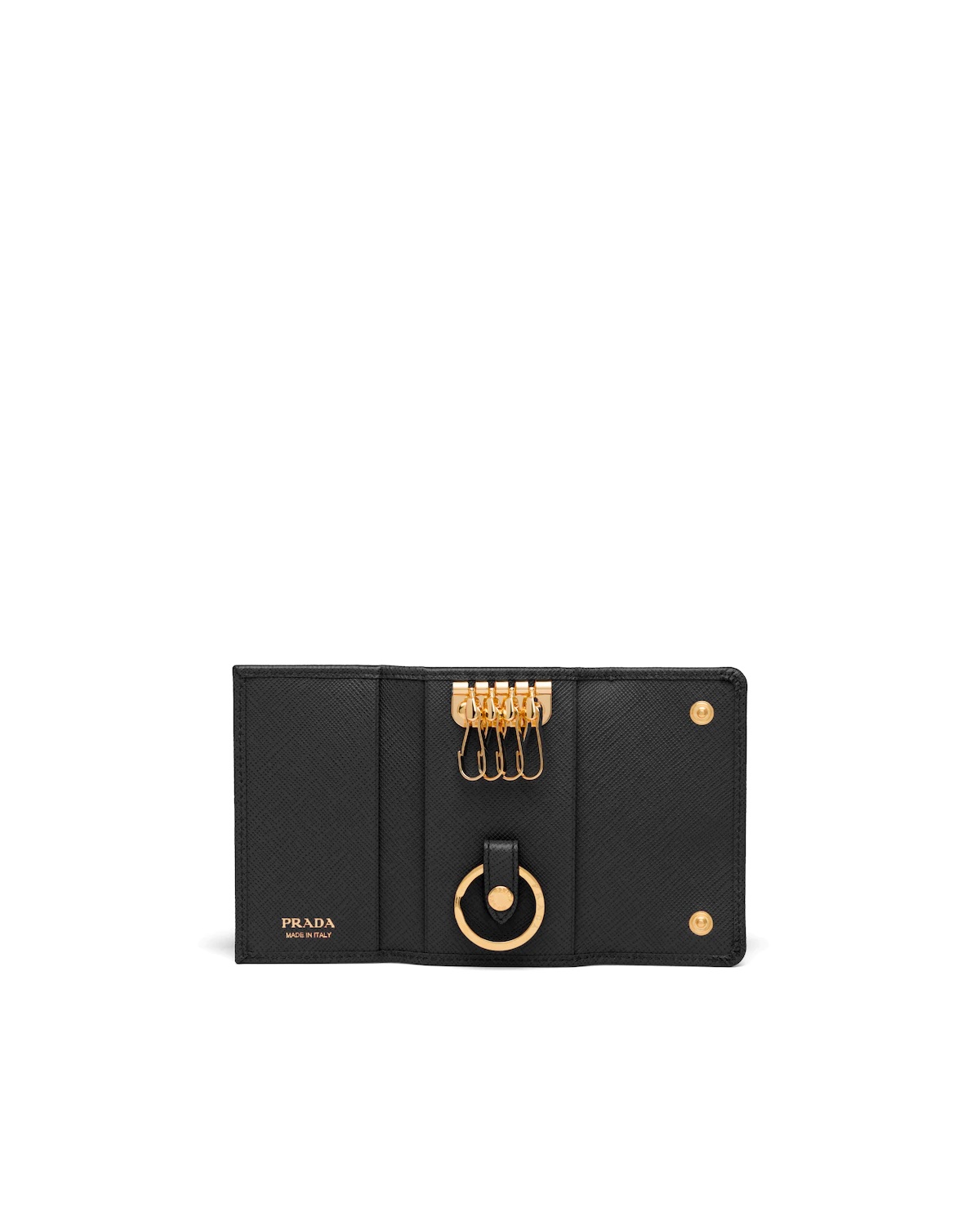 Saffiano Leather Keychain - 4