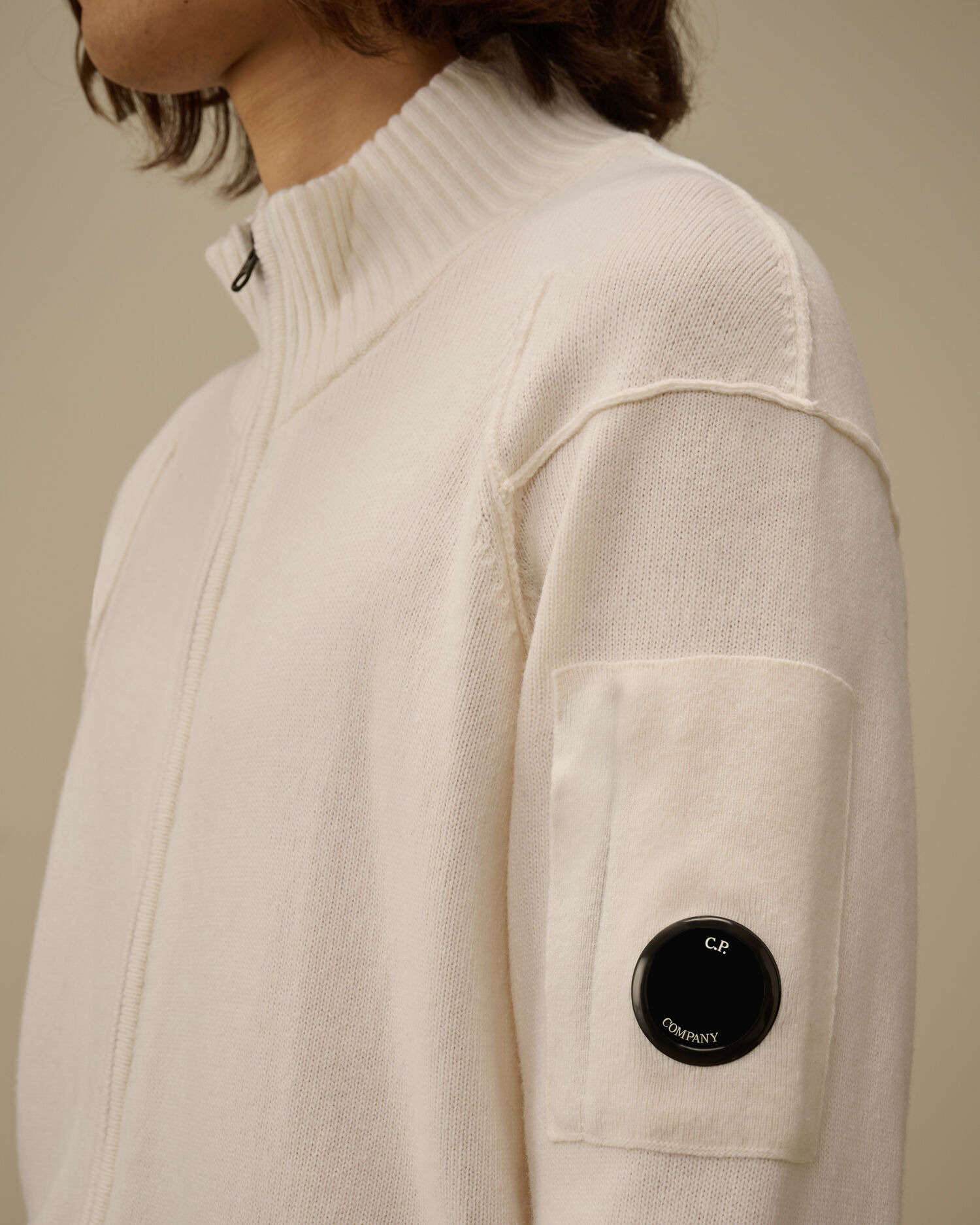 Lambswool GRS Full Zip Sweater - 5