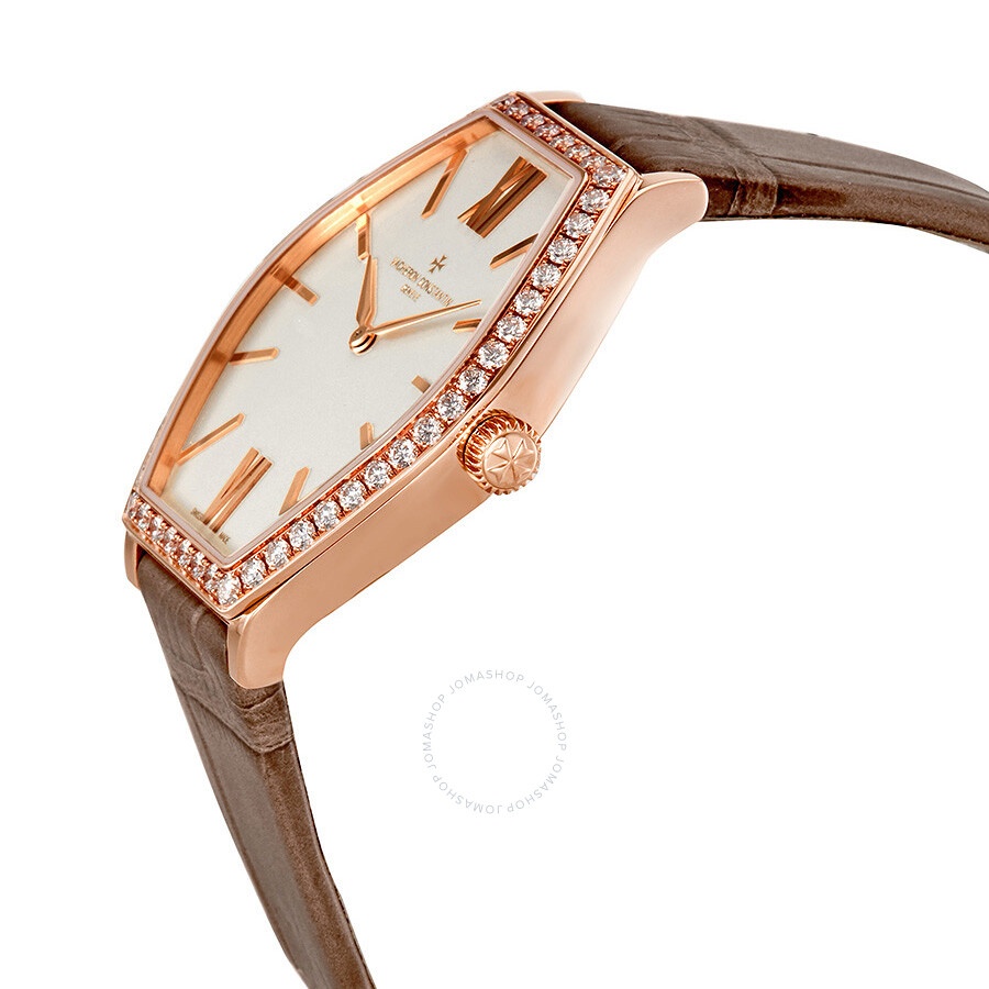 Vacheron Constantin Malte Silver Dial 18K Rose Gold Diamond Ladies Watch 25530000R-9742 - 2