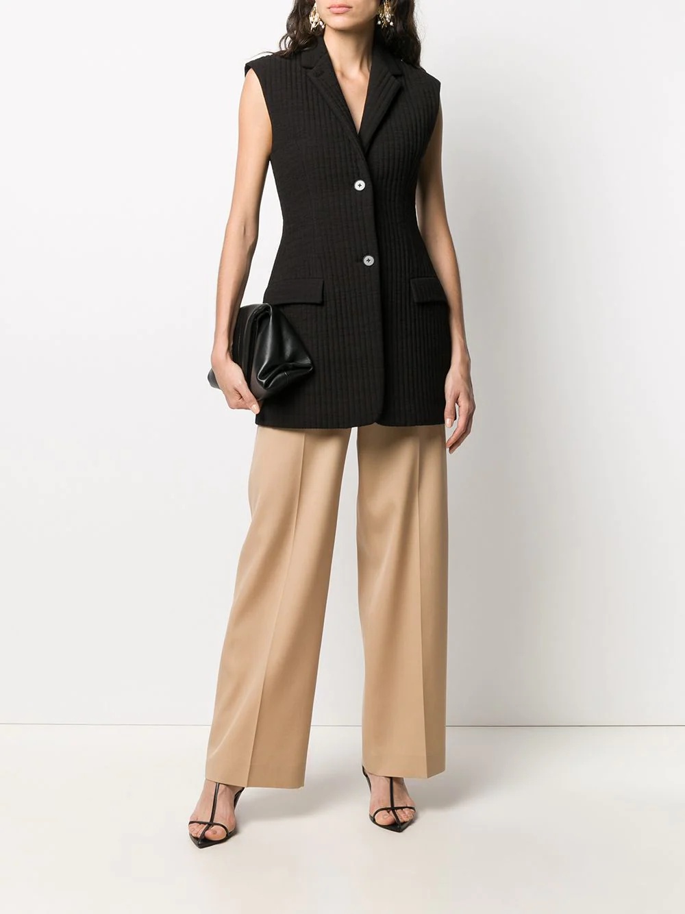 high waist tailored trousers - 2