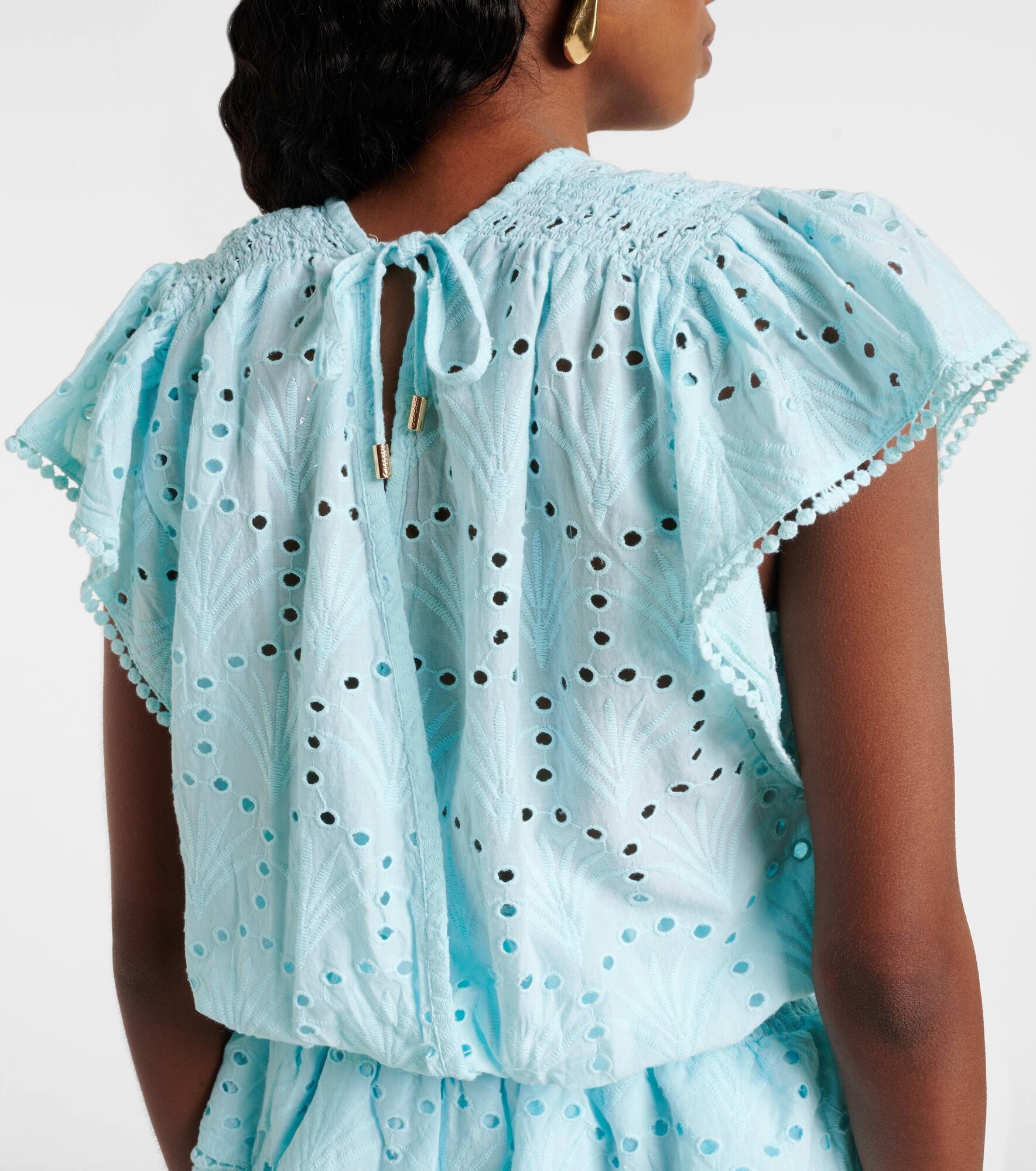 Jess cotton crochet minidress - 6