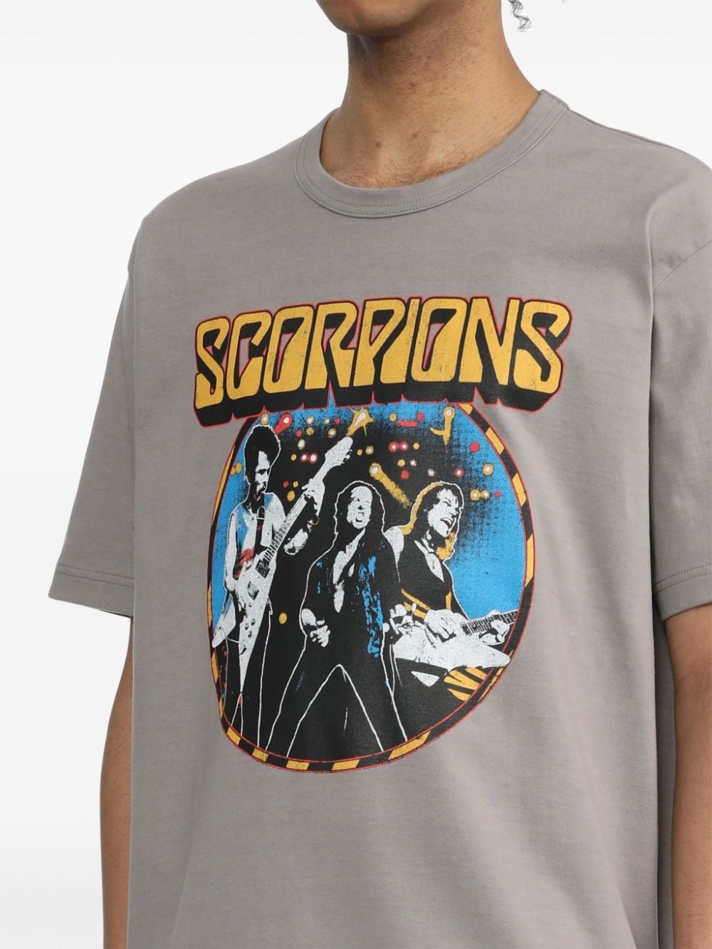 Scorpions graphic-print cotton T-shirt - 5