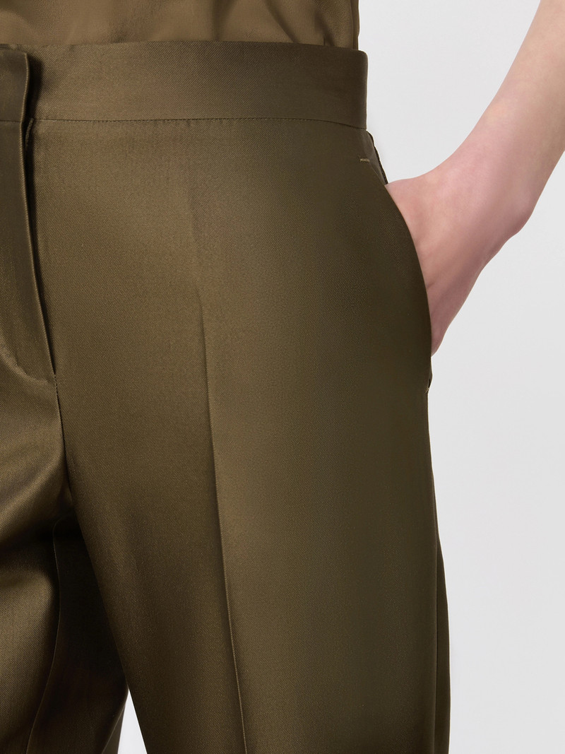 ZINCO Shantung trousers - KAKI 5