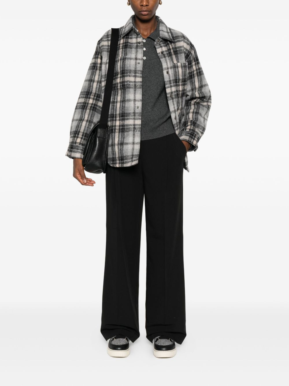 pleated-front trousers - 2