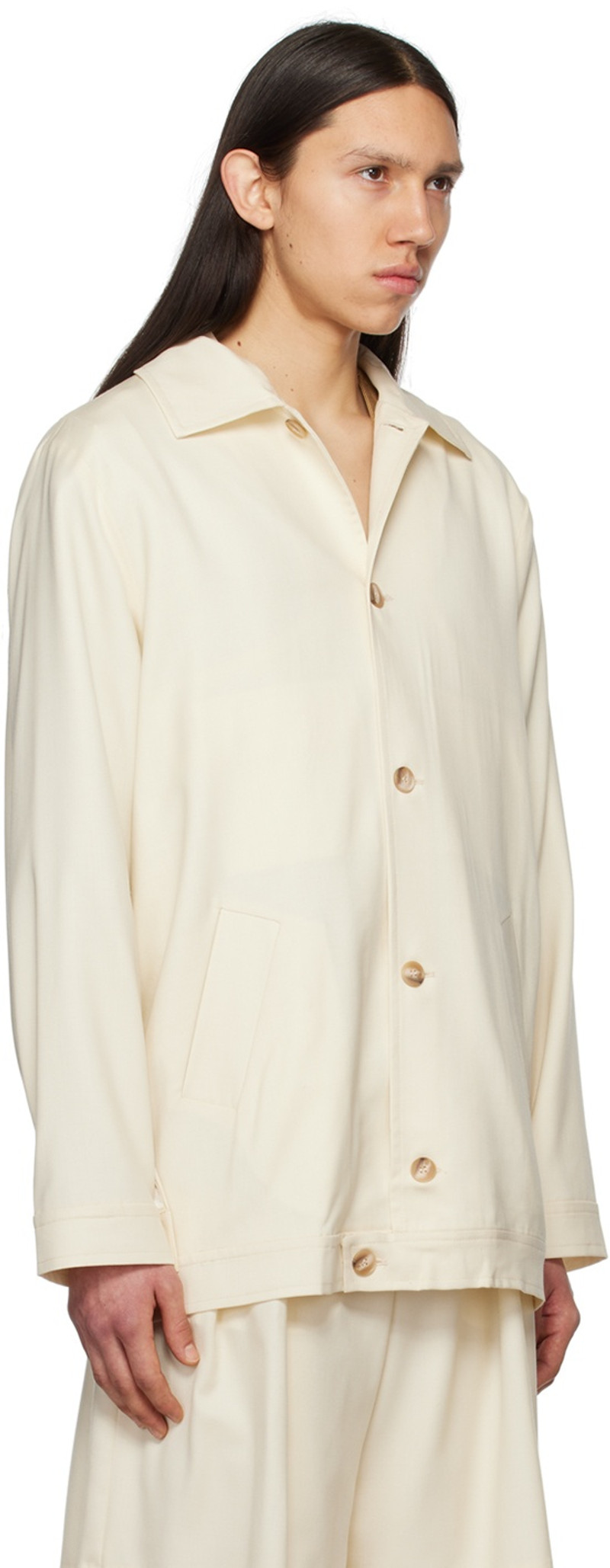 KING & TUCKFIELD Beige Pleat Back Jacket outlook
