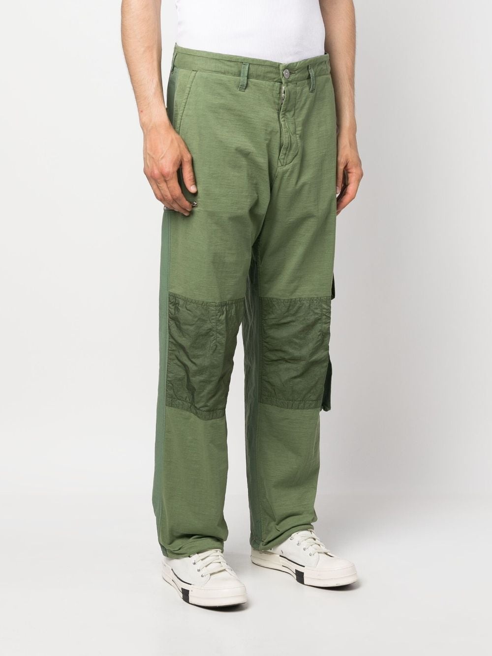straight-leg cargo trousers - 3