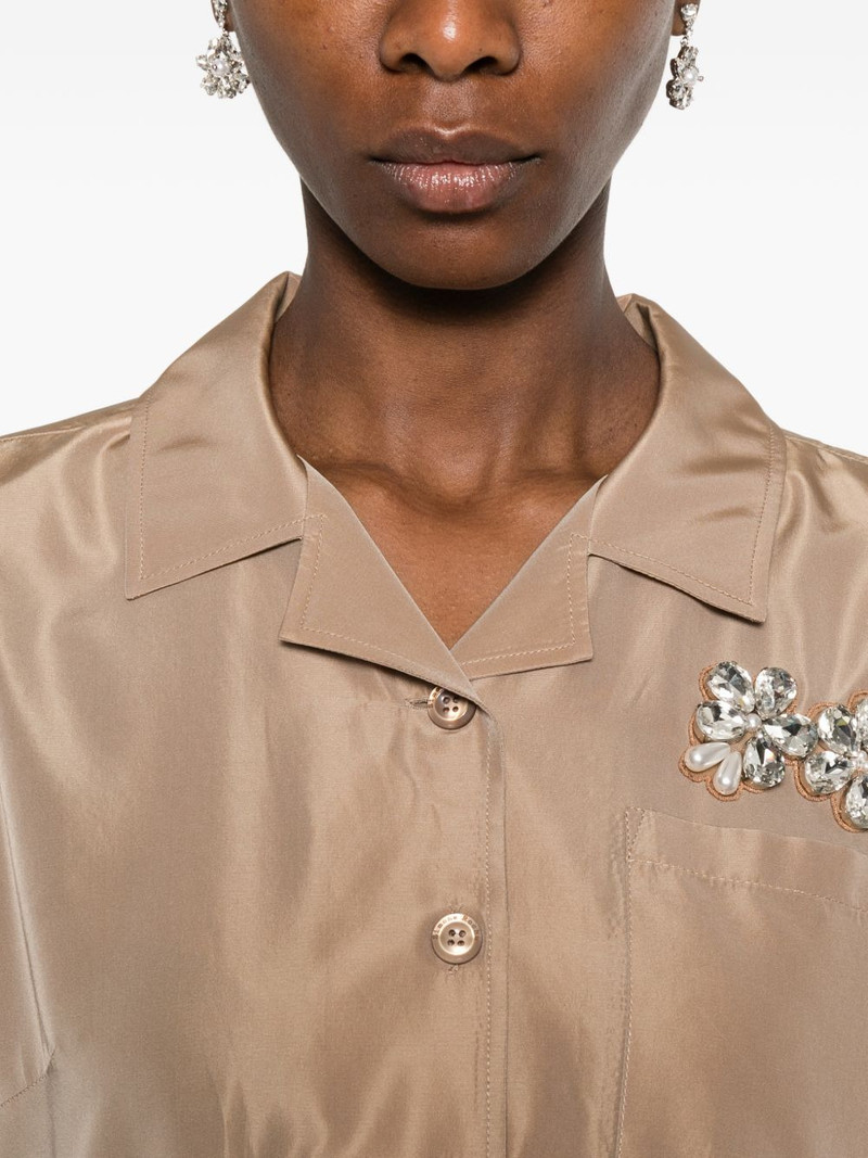 embellished-detail midi dress 5