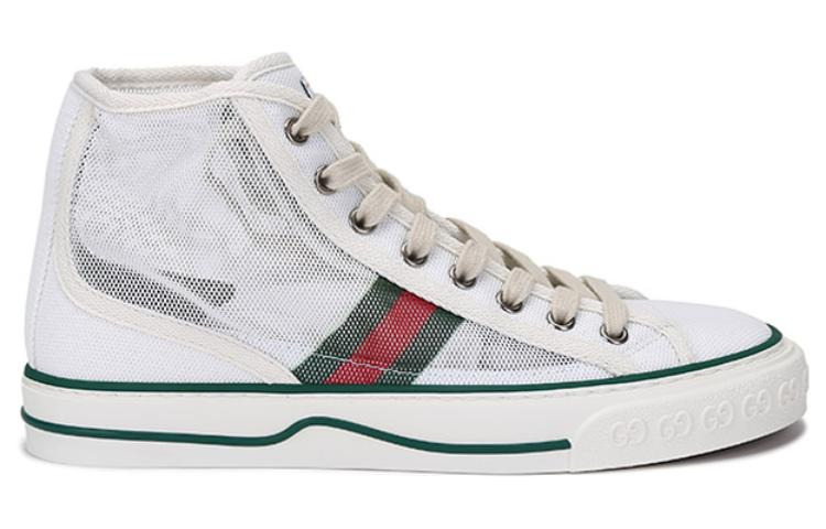 (WMNS) Gucci Tennis 1977 High Top Sneakers 'Mesh White' 663579-2WB10-9070 - 2