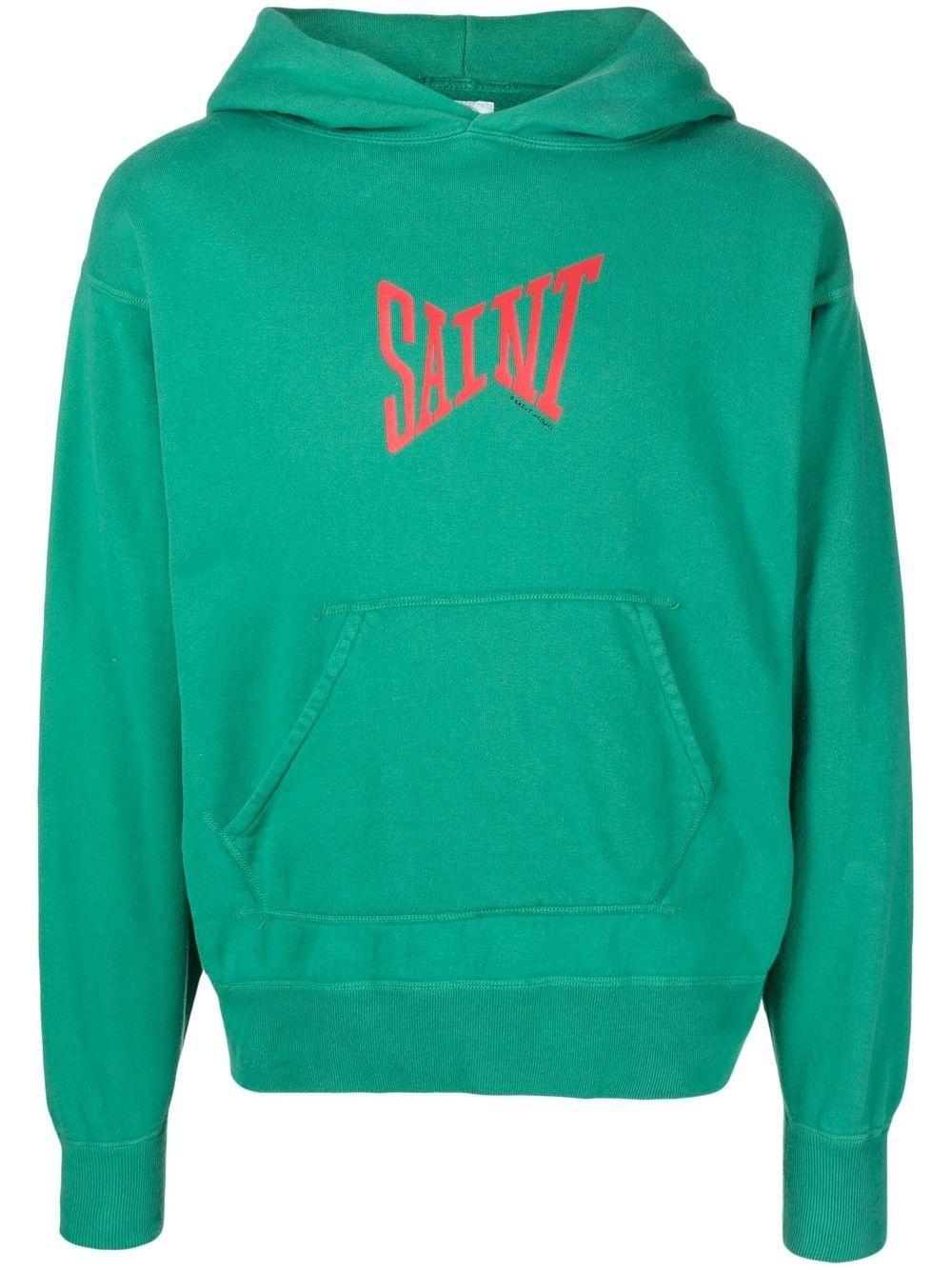 logo-print pullover hoodie - 1