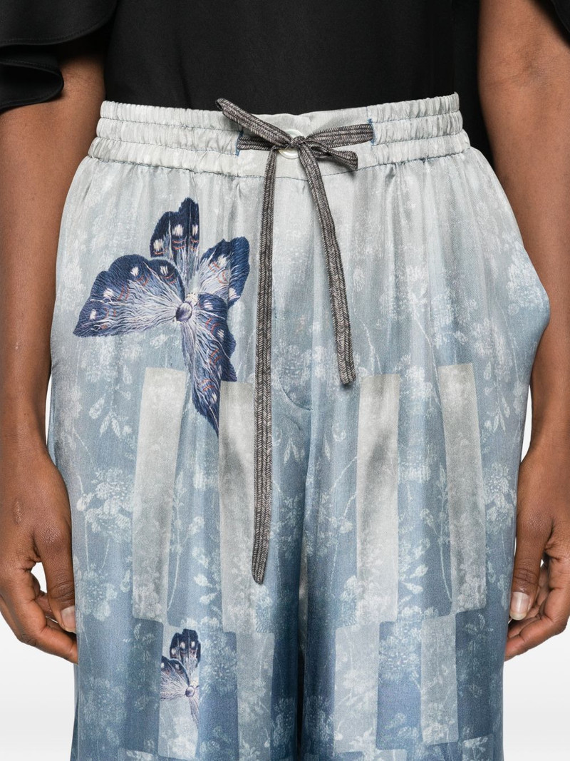 butterfly-print palazzo pants 5