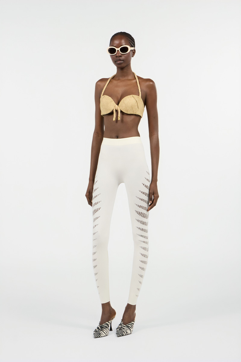 Roberto Cavalli Sand Bralette Top with Rope Detail outlook