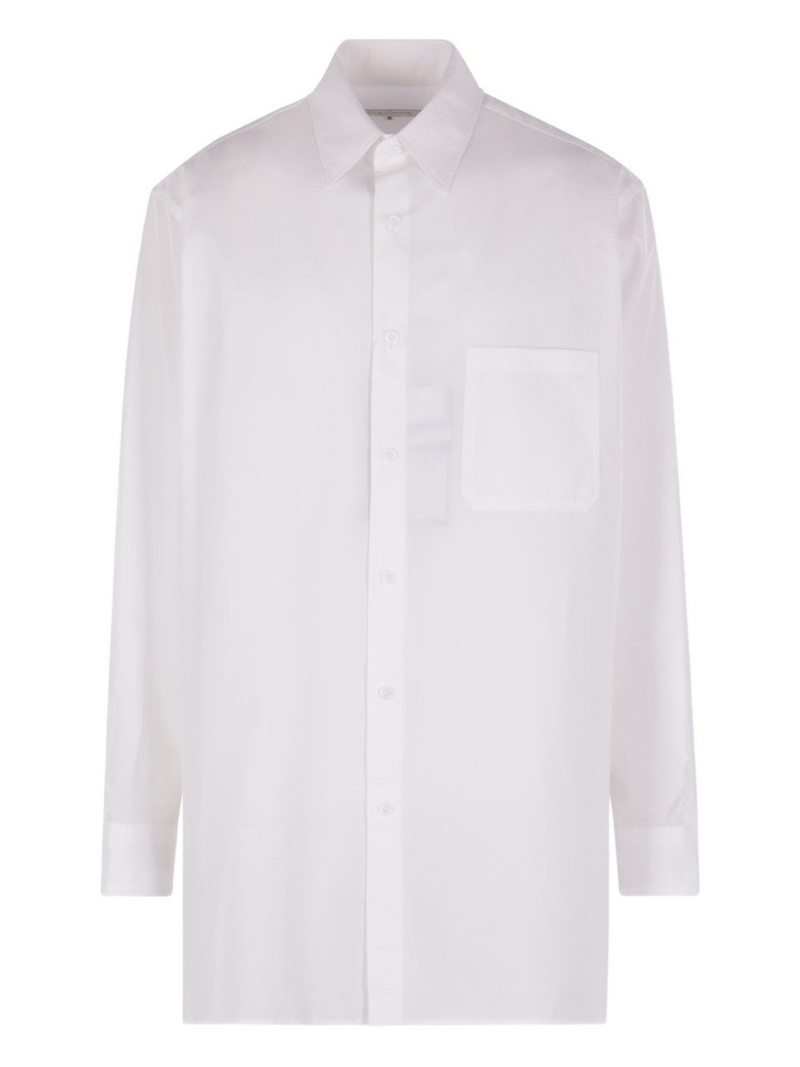 chest-pocket cotton shirt 1