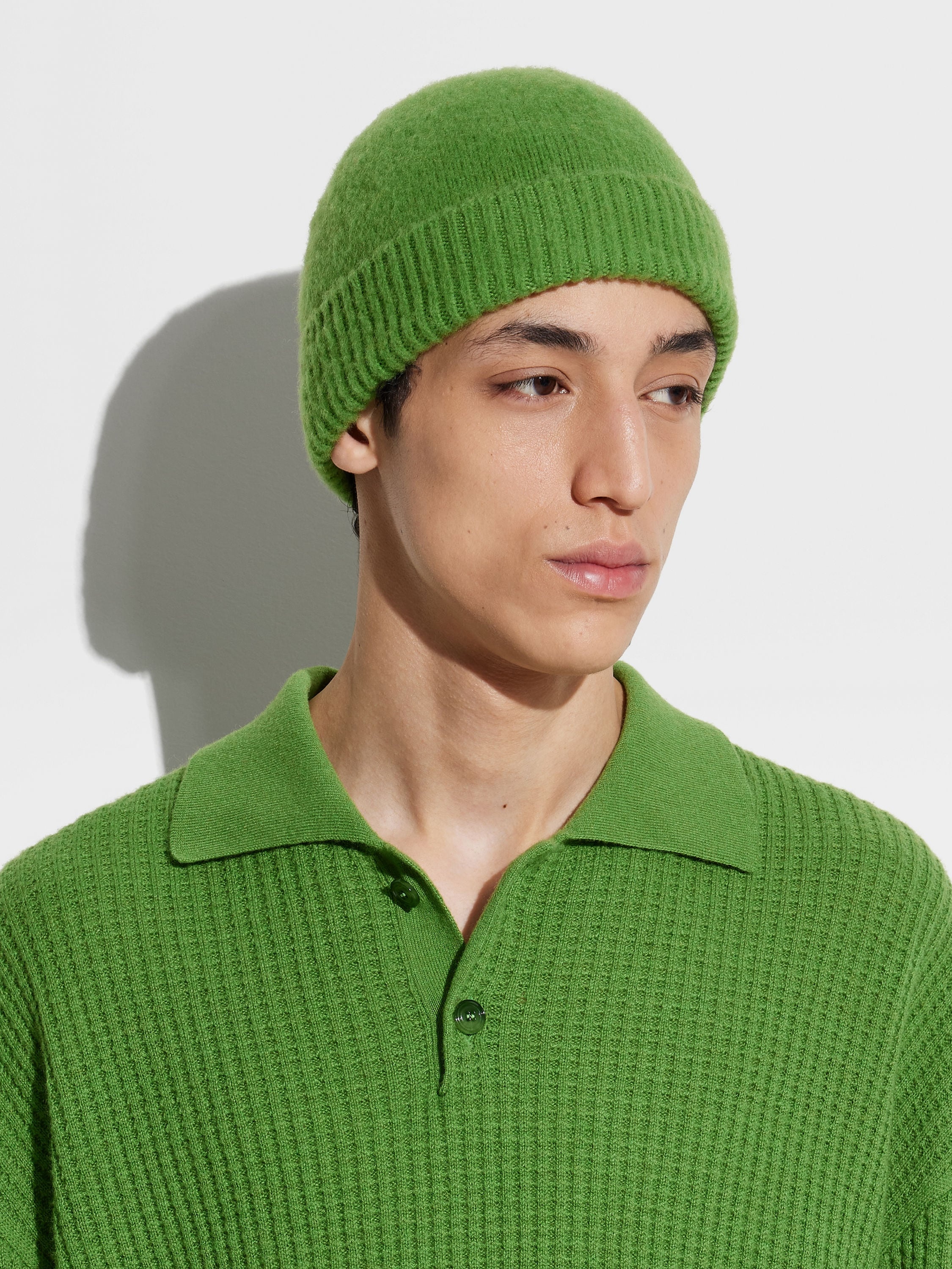 ZEGNA X THE ELDER STATESMAN OASI CASHMERE BEANIE - 3