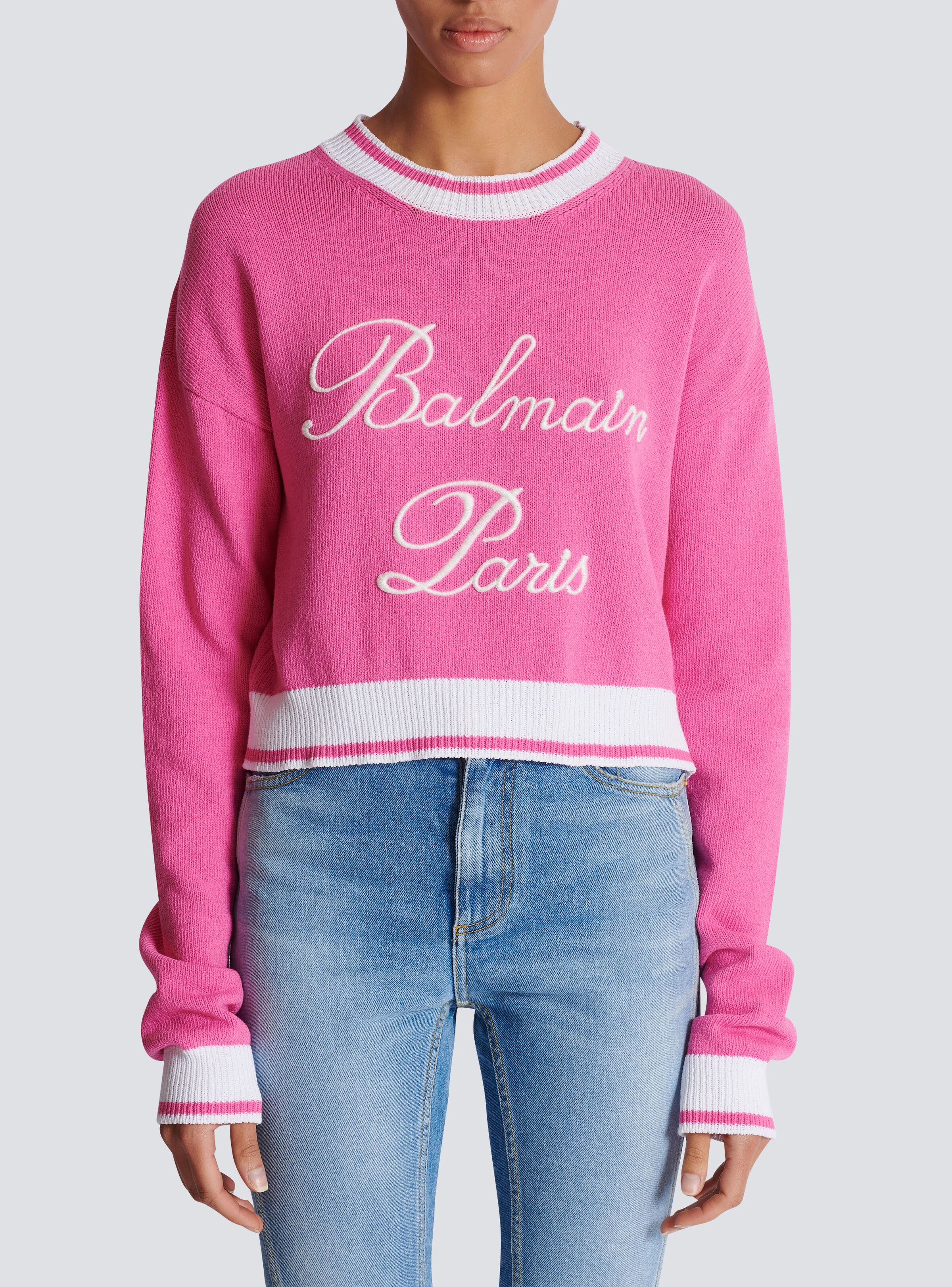 Balmain Signature knit jumper - 5