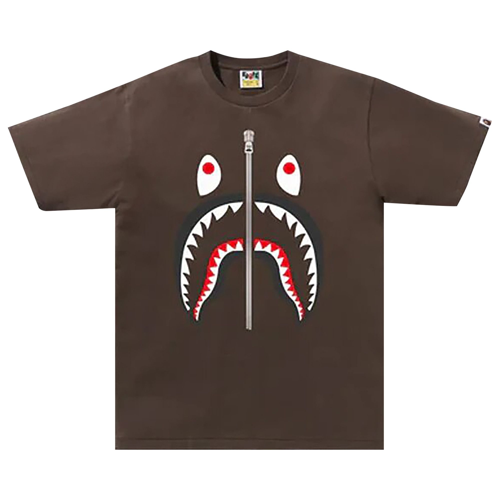 BAPE Shark Tee 'Brown' - 1