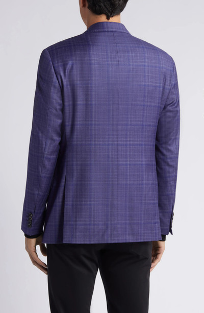 EMPORIO ARMANI Plaid Virgin Wool Sport Coat outlook