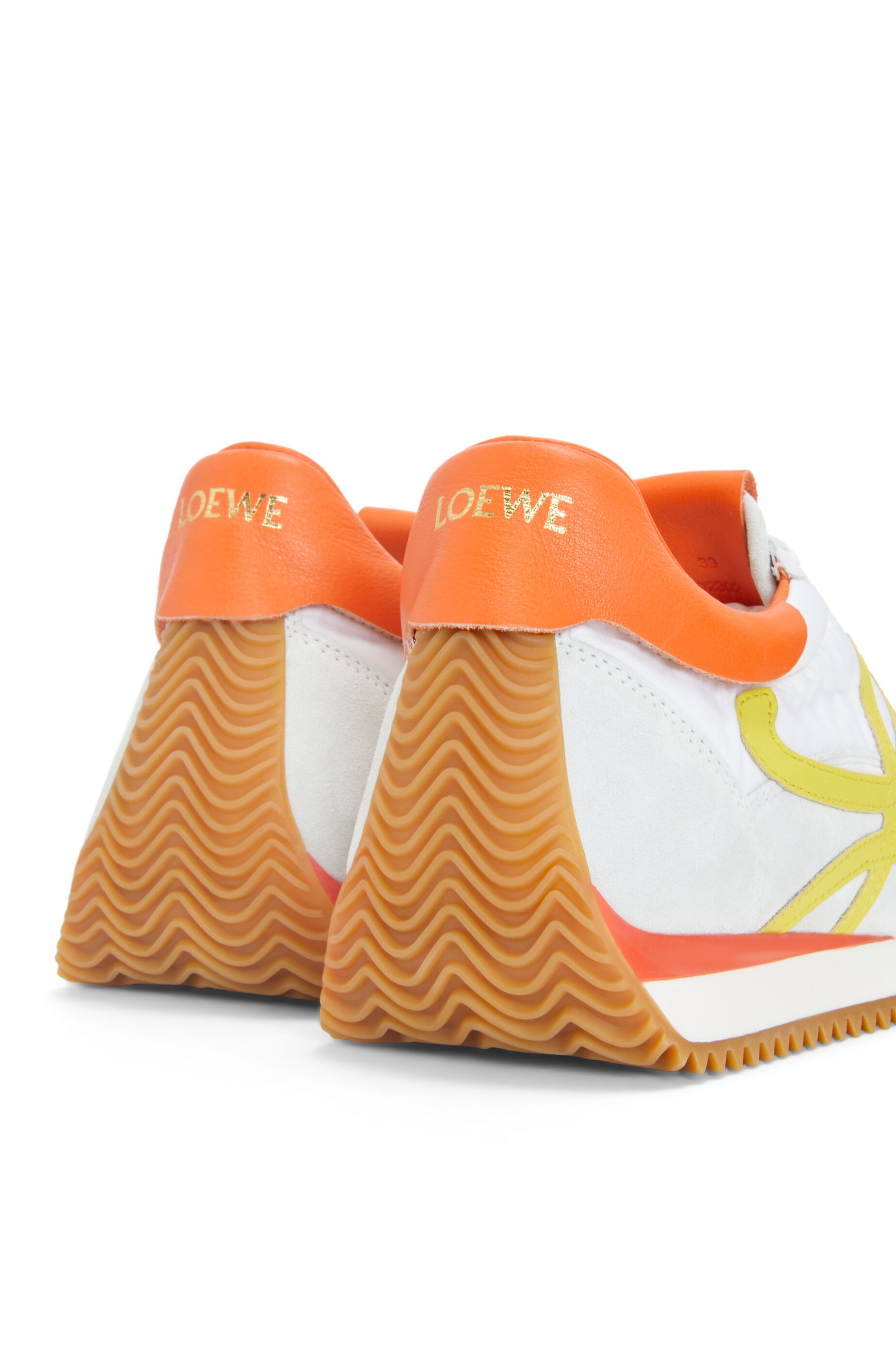Flow runner in calfskin and nylon - 5
