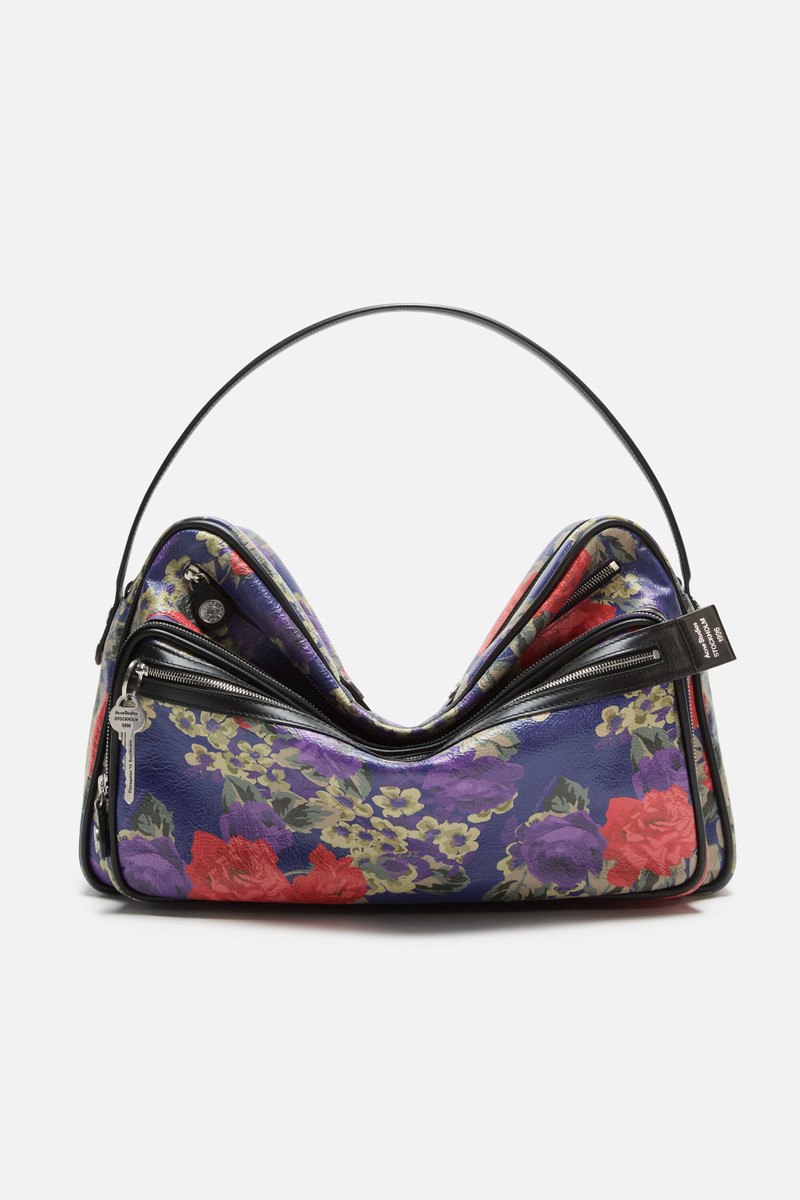 Camero Camera Flower Shoulder Bag - Violet purple 1