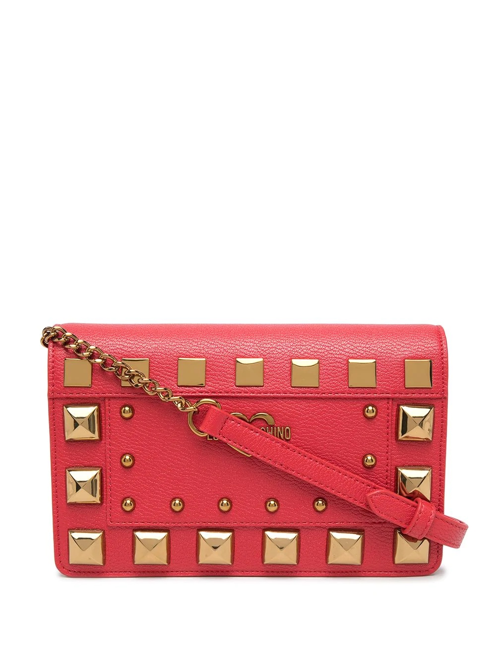 studded shoulder bag - 1