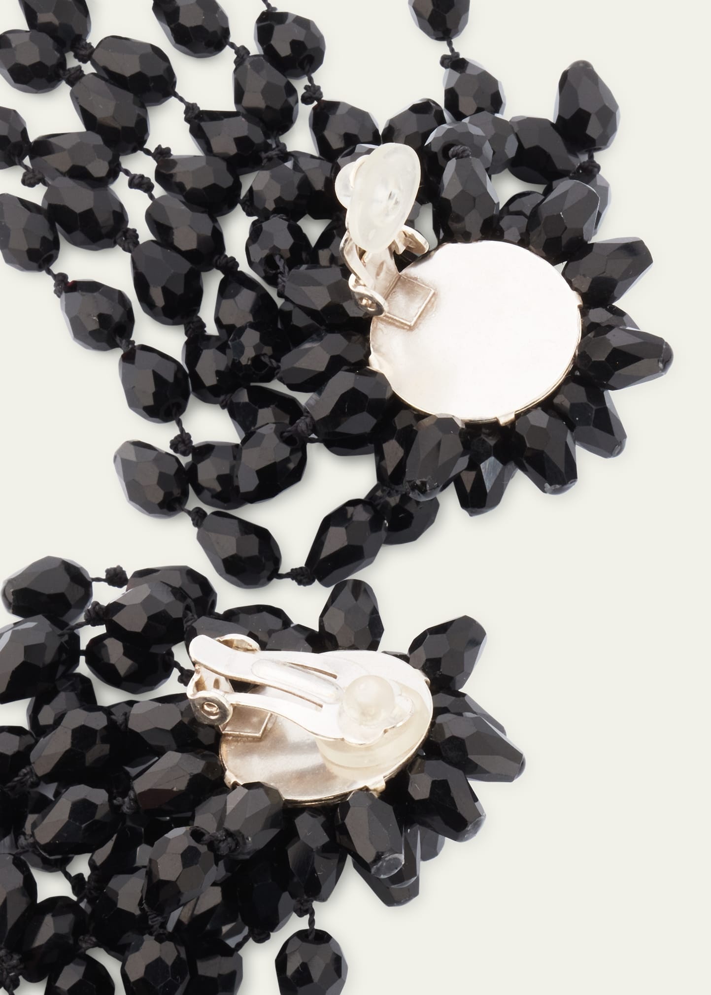 Cluster Clip-On Statement Earrings - 3
