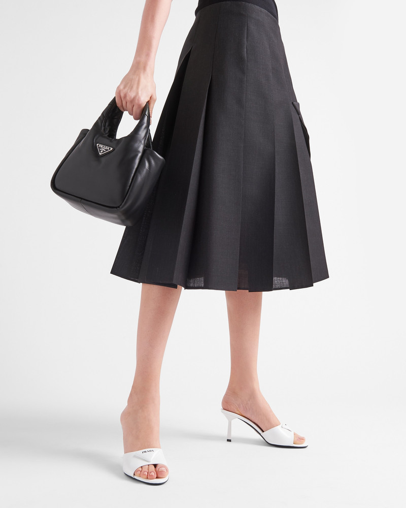 Prada Brushed leather sandals outlook