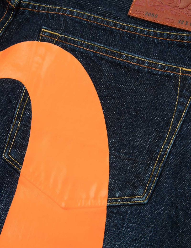 DAICOCK PRINT BAGGY-FIT JEANS #2000 11