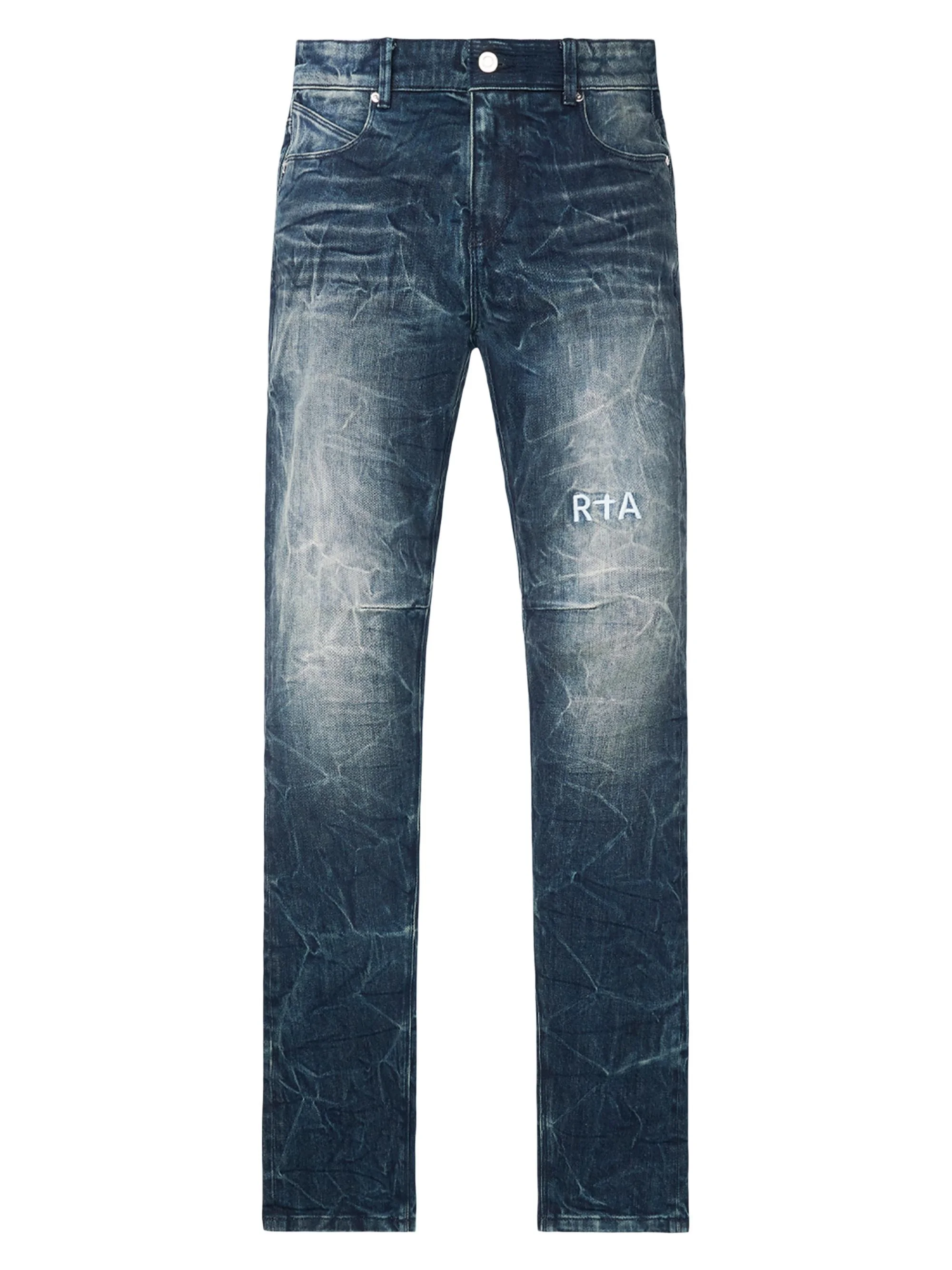 Men's Lost Frequencies Clayton Logo Skinny Jeans - Midnight Surf - 1
