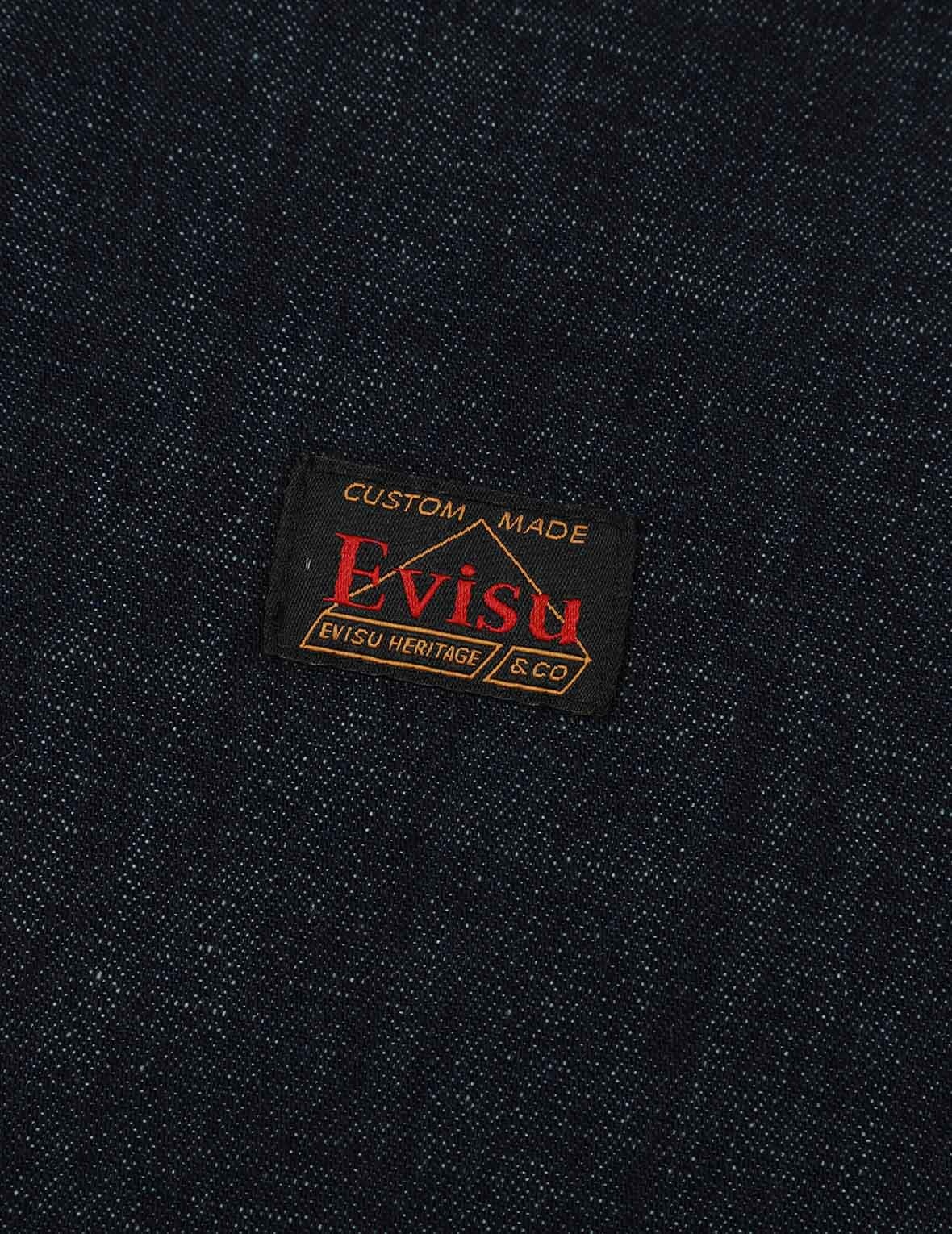 GODHEAD AND KAMON PRINT DENIM SHIRT - 8