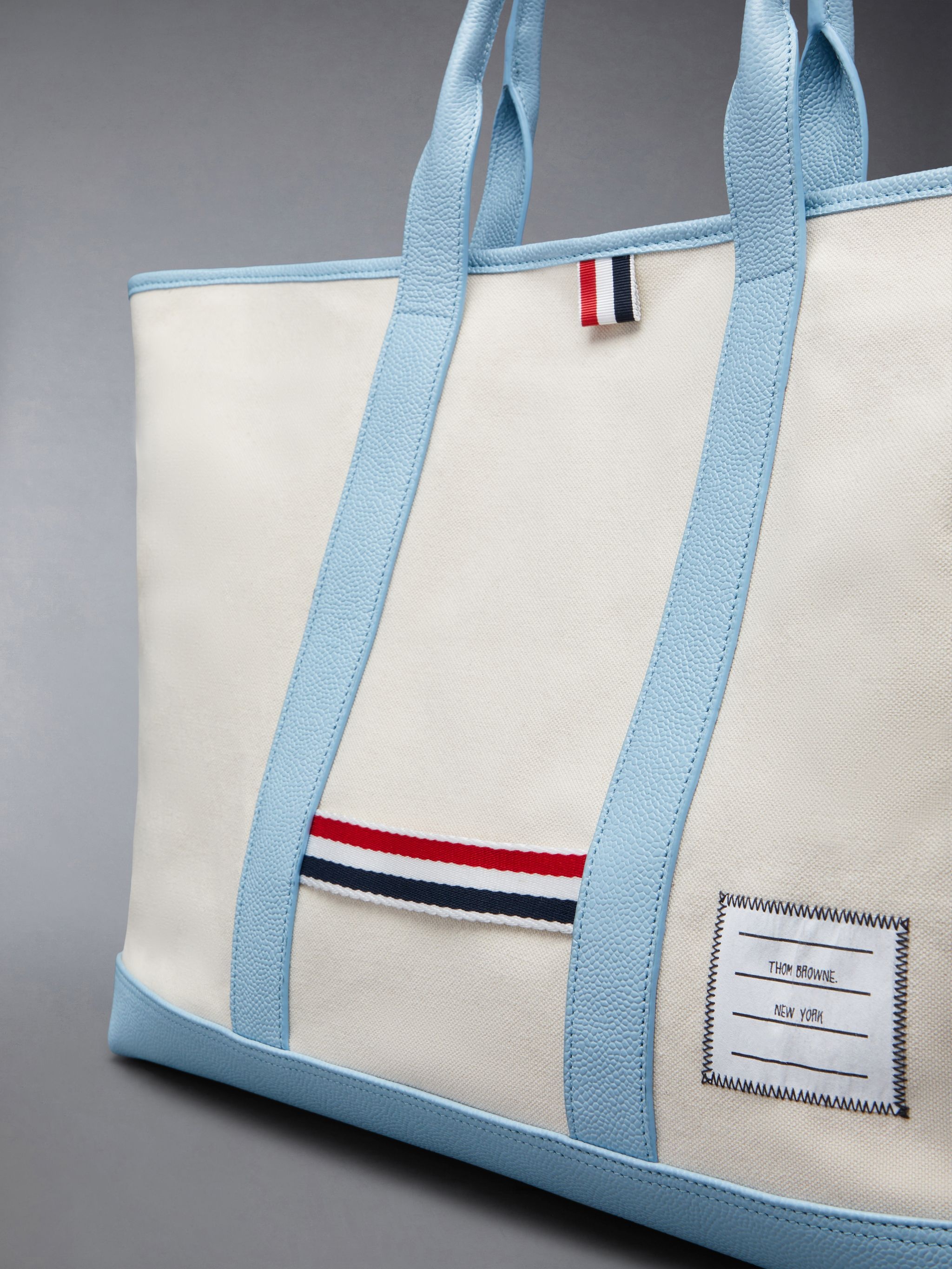 THOM BROWNE MEDIUM TOOL TOTE BAG トートバッグ THOM BROWNE Tool Tote Bag BLUE | Base Blu