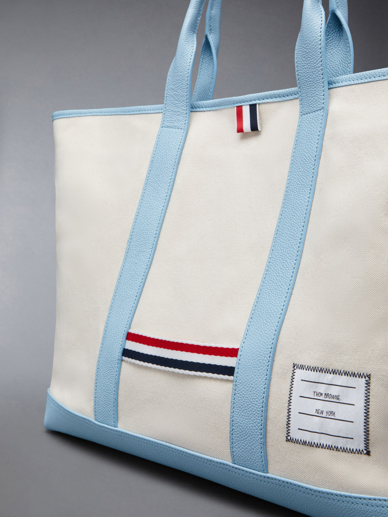 Canvas Leather Medium Tool Tote 6