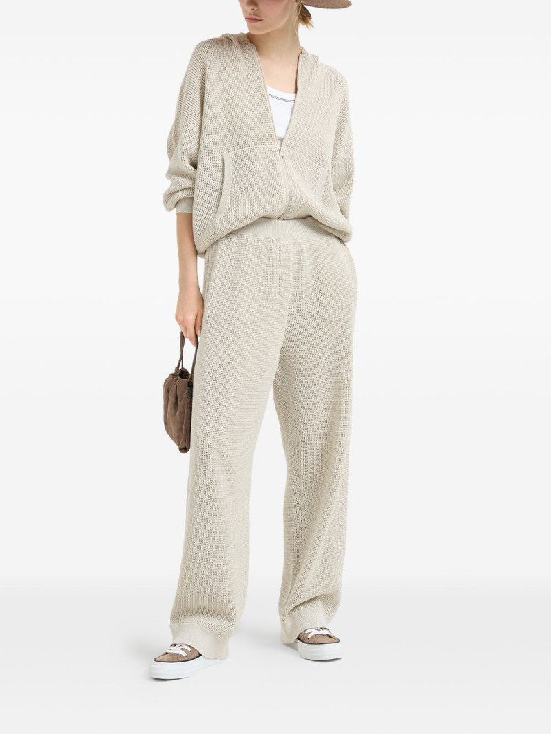 Brunello Cucinelli elastic-waistband trousers outlook