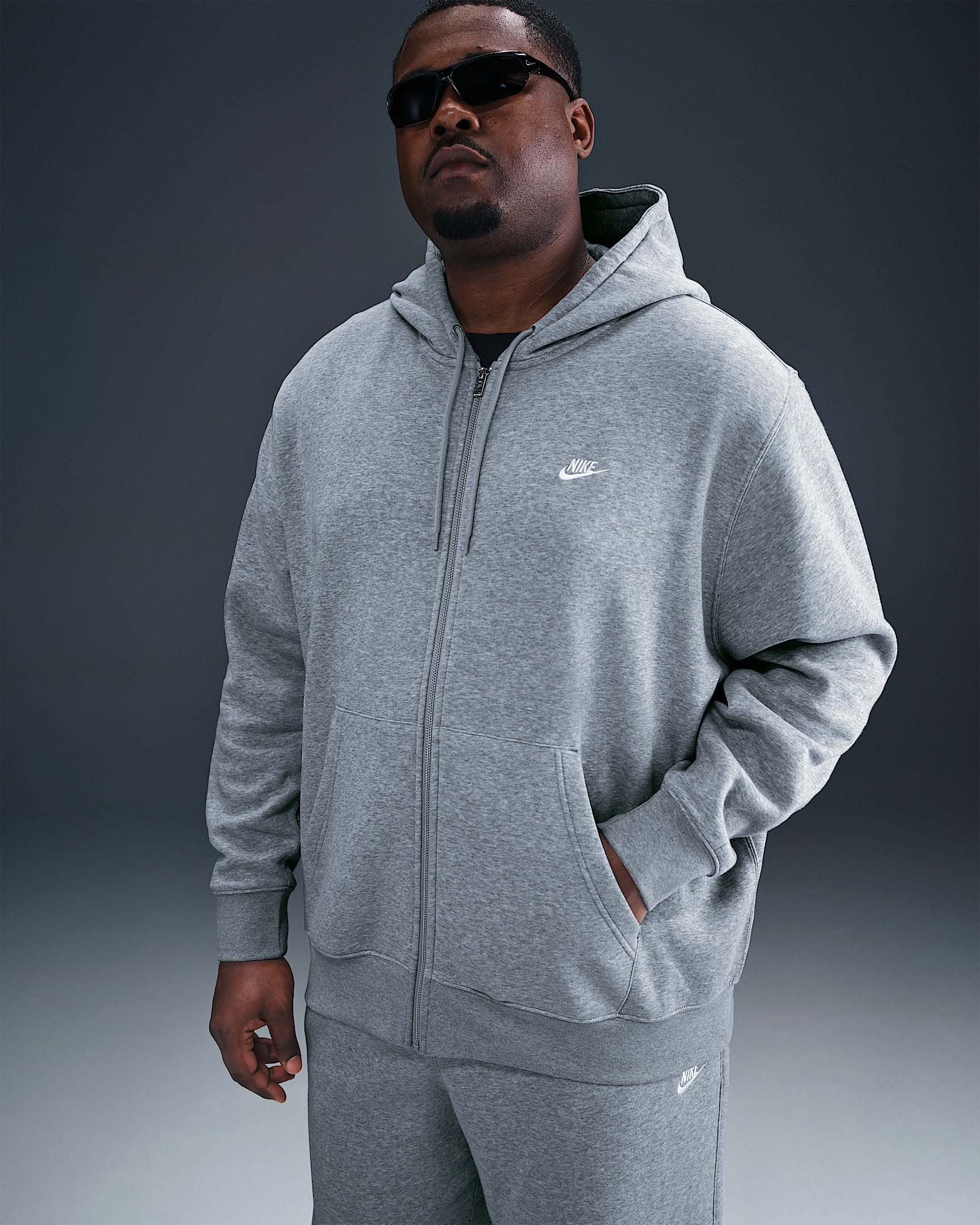 Nike Club Men's Full-Zip Fleece Hoodie - 6