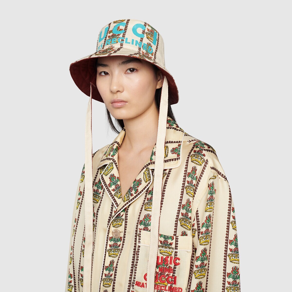 Gucci 100 reversible bucket hat - 10