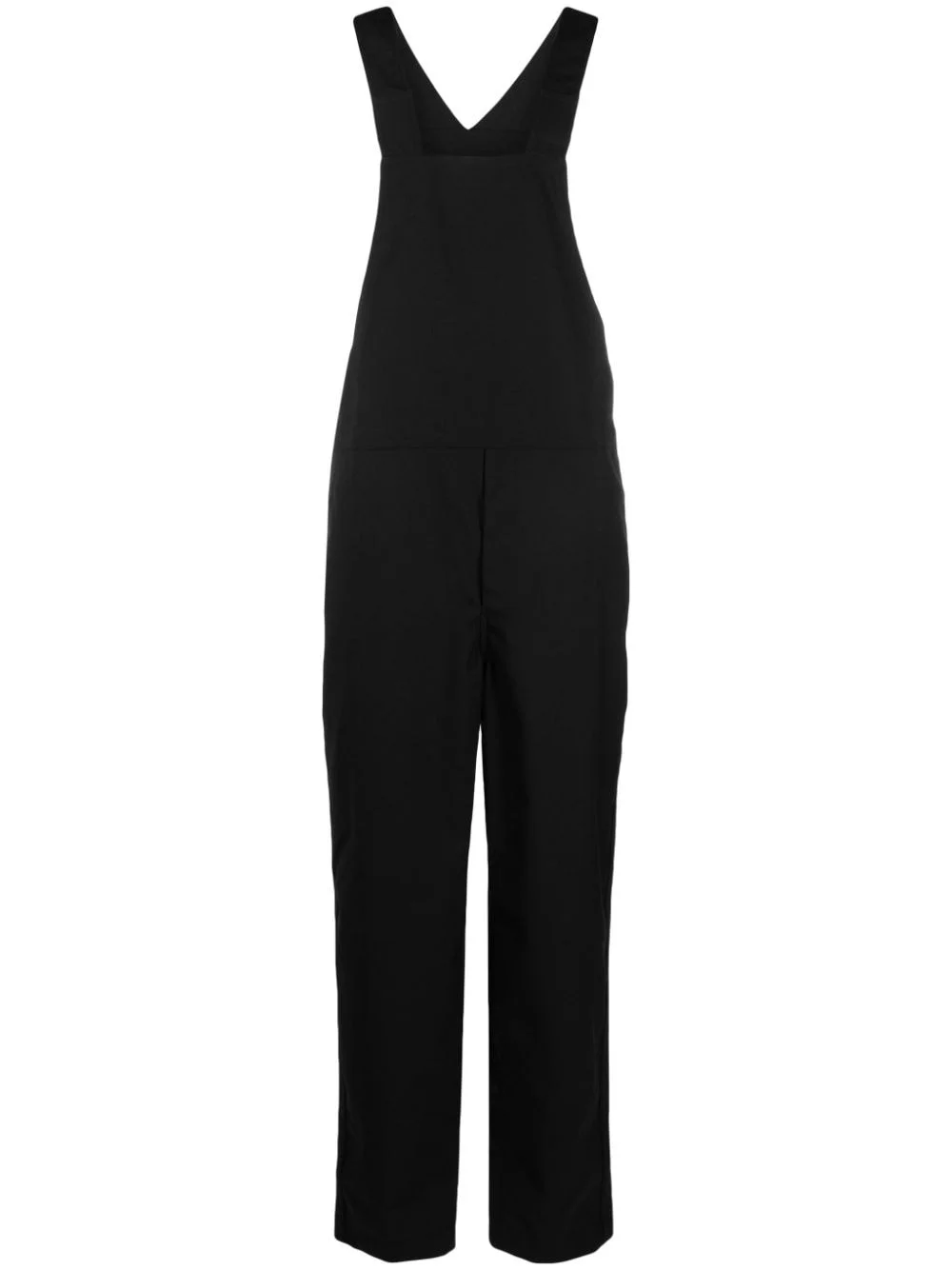 straight-leg wool dungarees - 1