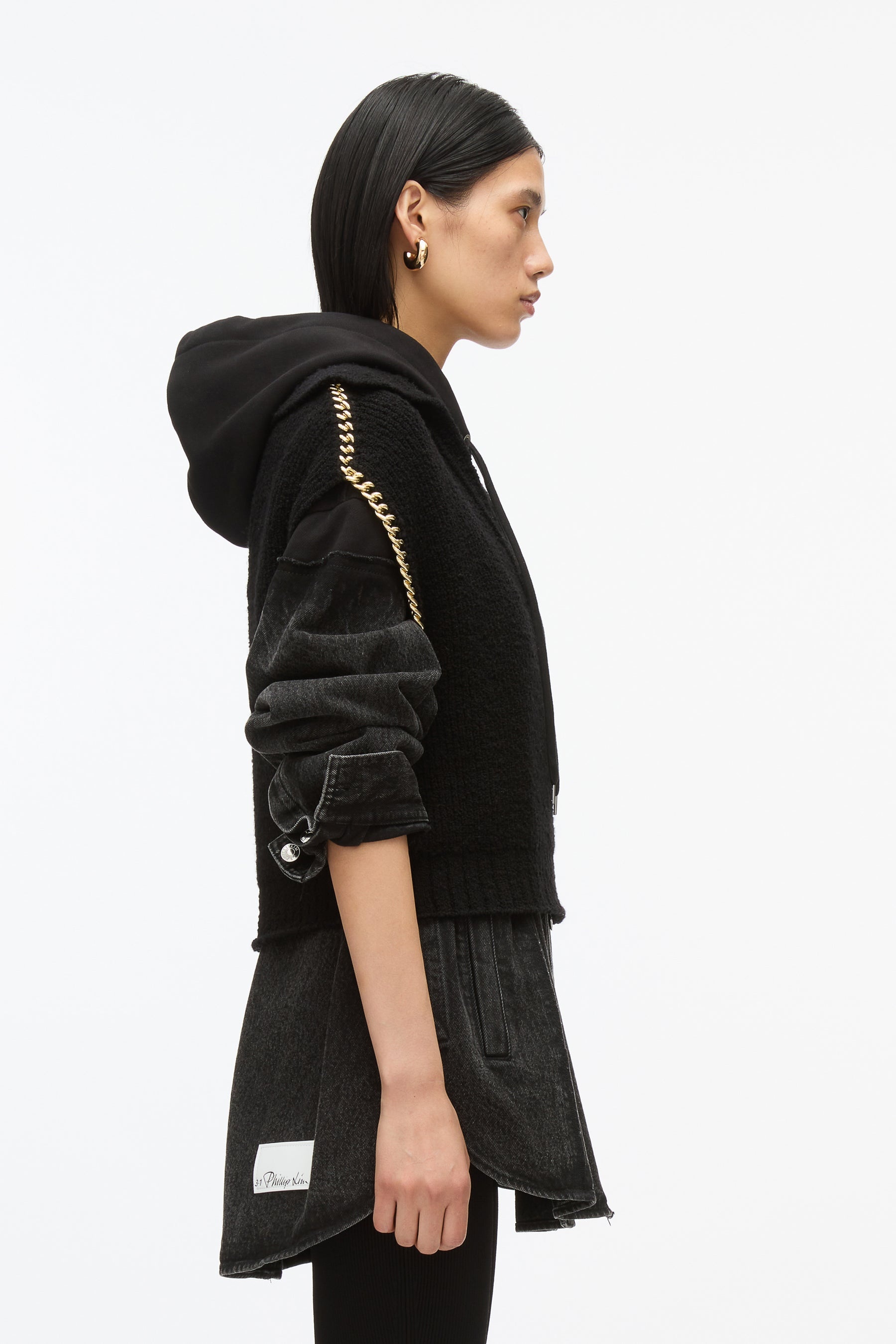 Chainlink Bouclé Cropped Polo - 5
