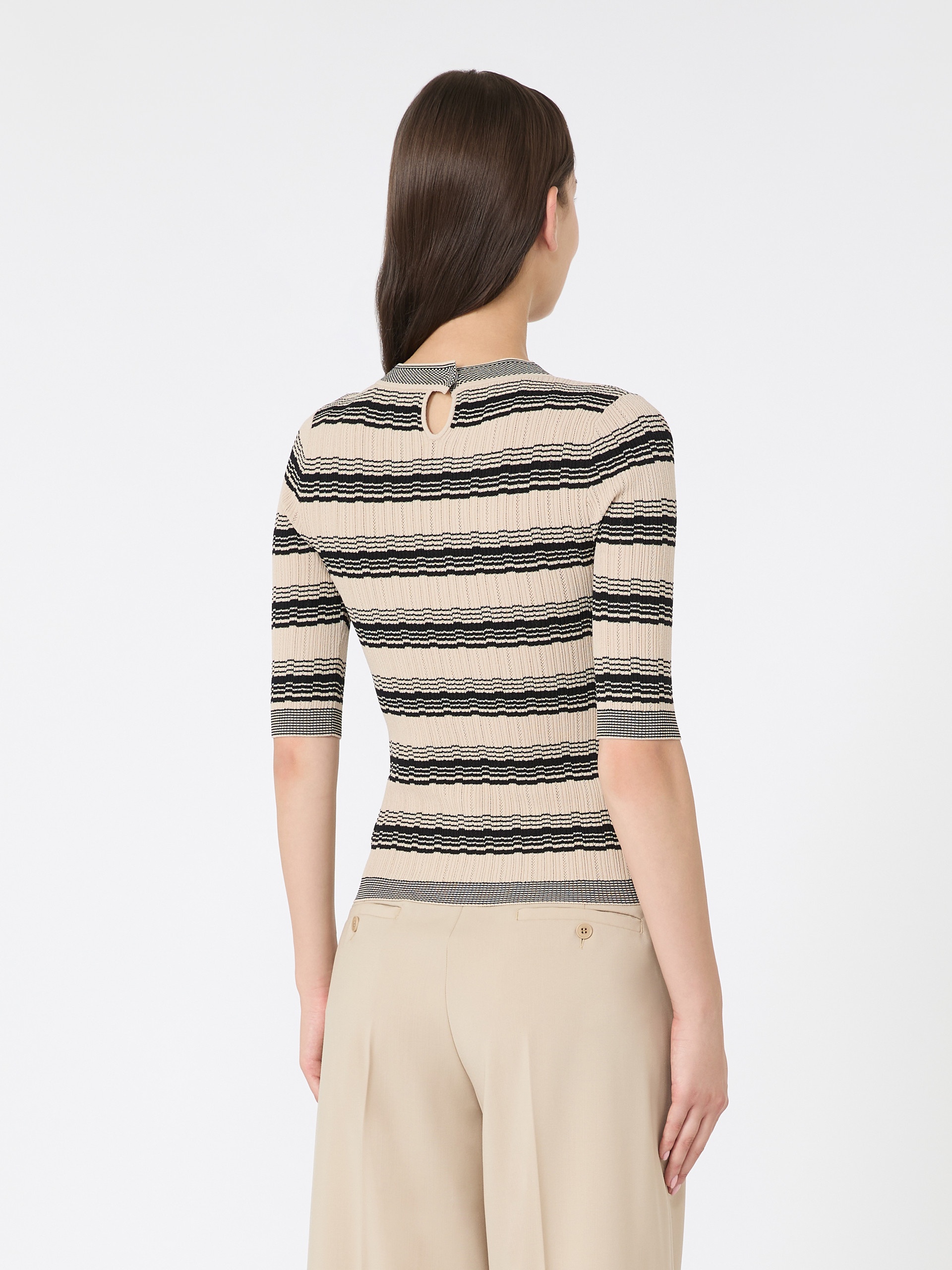 LEDA Viscose crepe T-shirt - 4