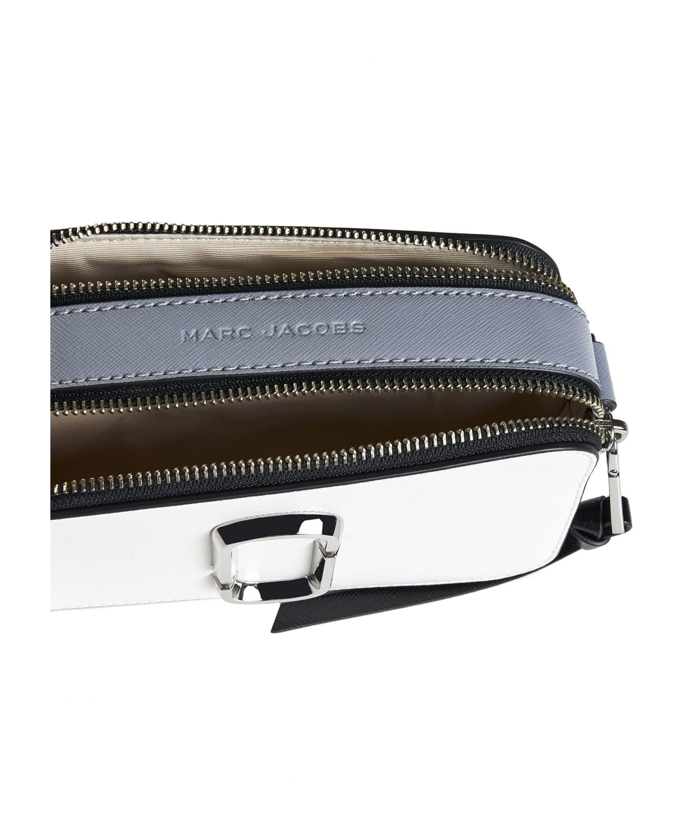 Multicolor Leather Snapshot Crossbody Bag - 5