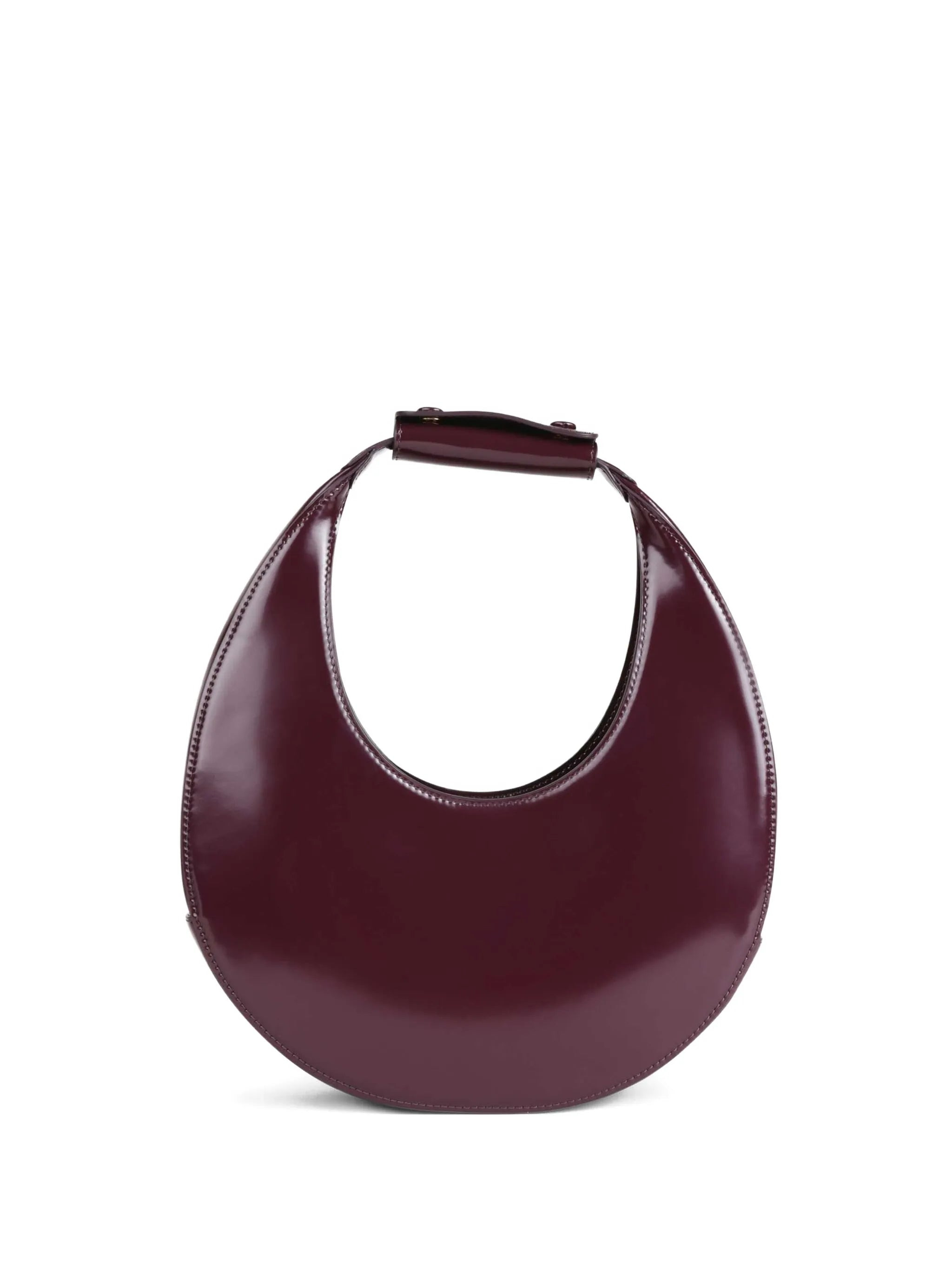 Staud Moon Crescent Patent-leather Tote Bag - 1