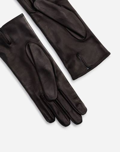 Dolce & Gabbana Short lambskin gloves outlook