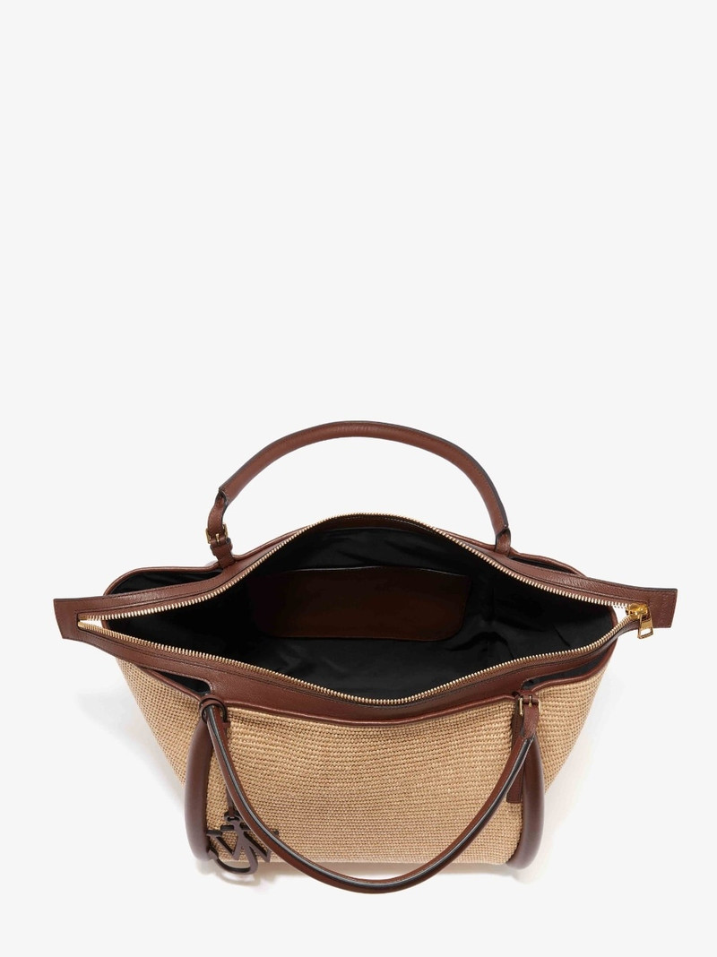 BUMPER-31 RAFFIA TOP HANDLE BAG 4