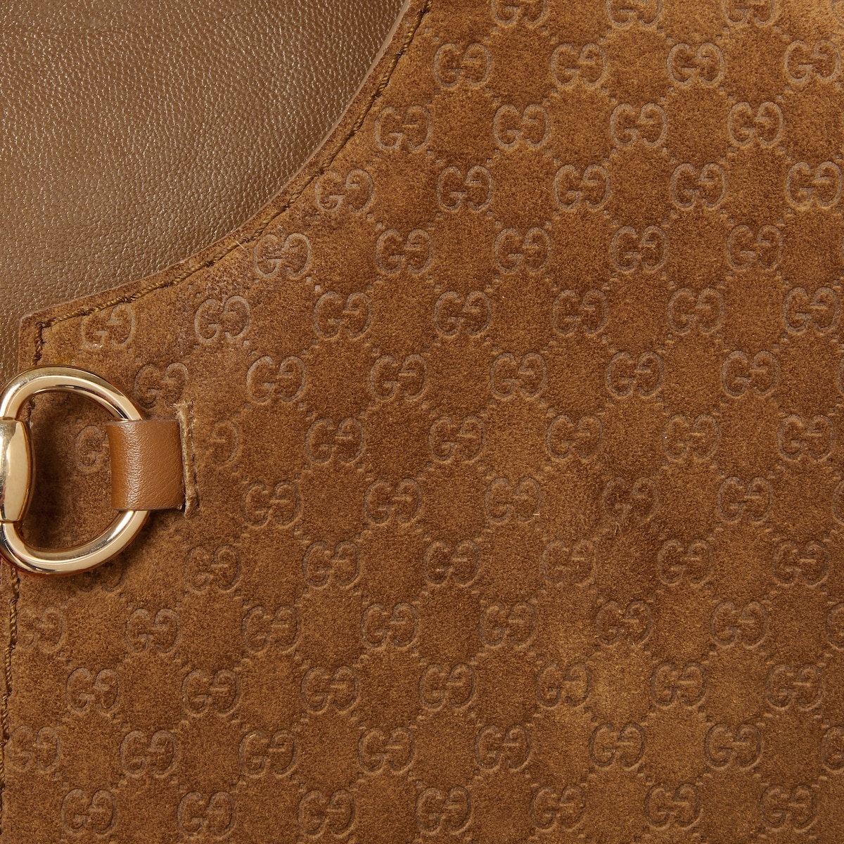 GG suede dress with Horsebit detail - 7