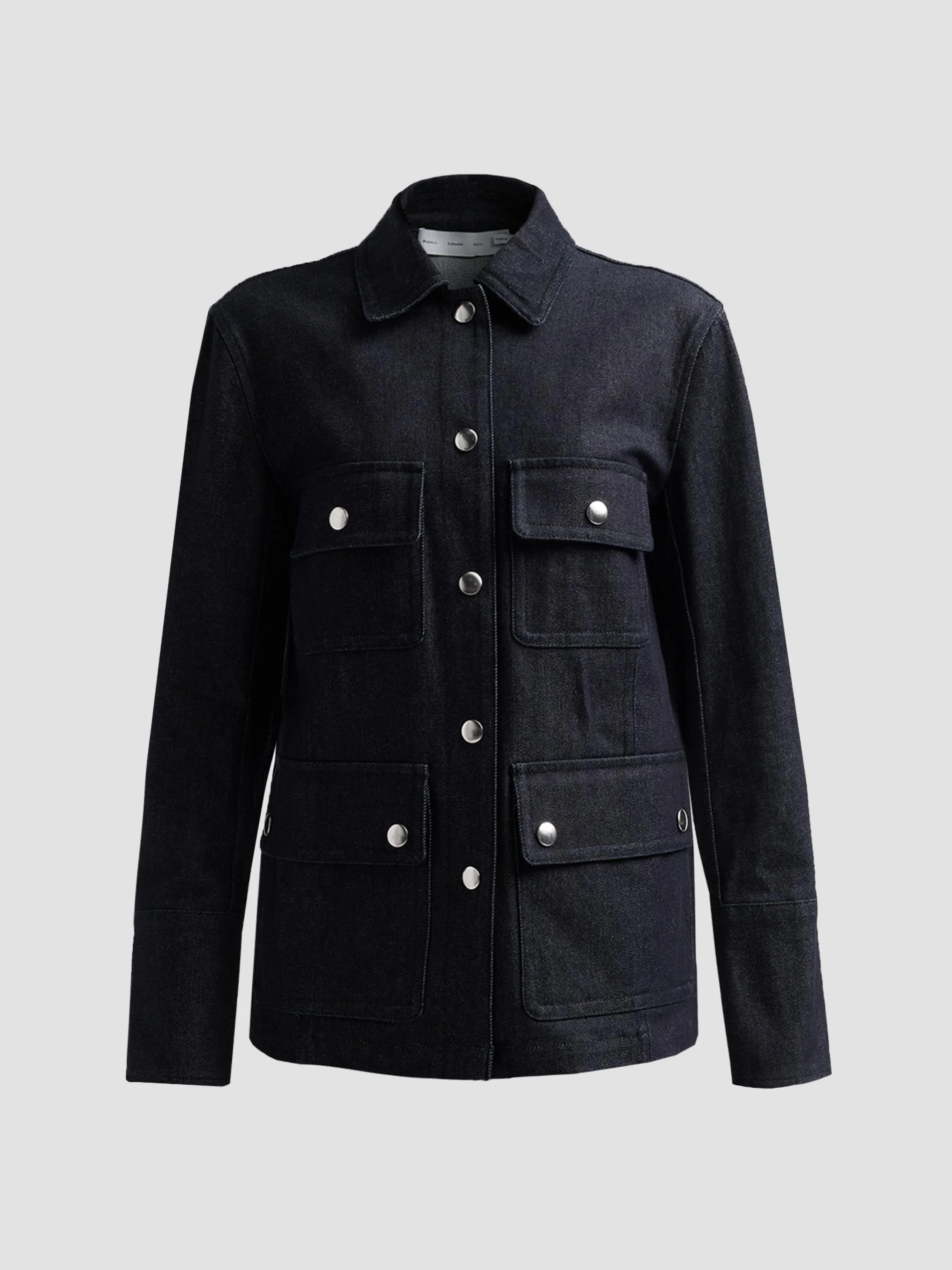 Women's Stella Stretch-Cotton Twill Jacket - Indigo - 1